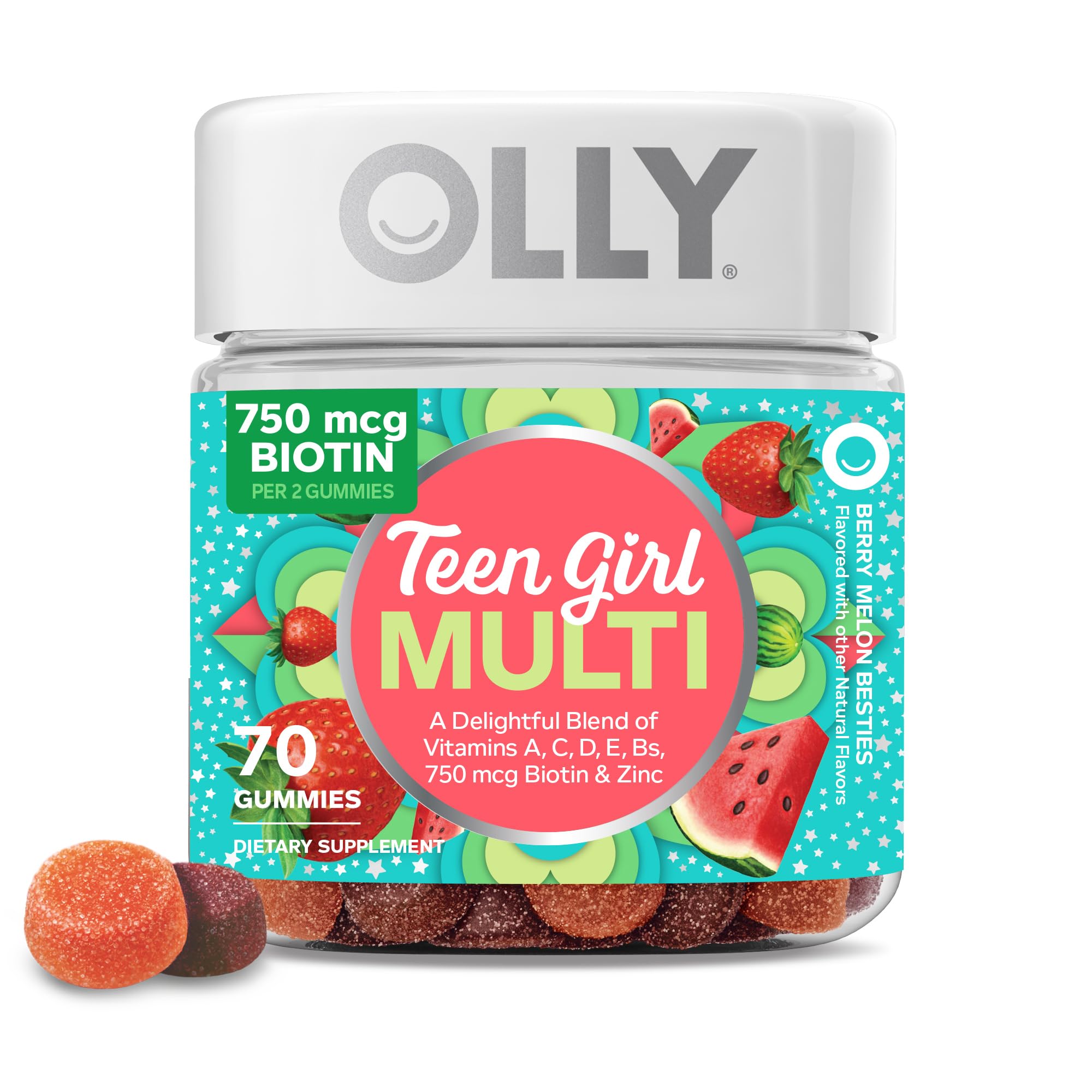 Merry & Bright Olly Teen Girl Multi Gummy 70 Ct.