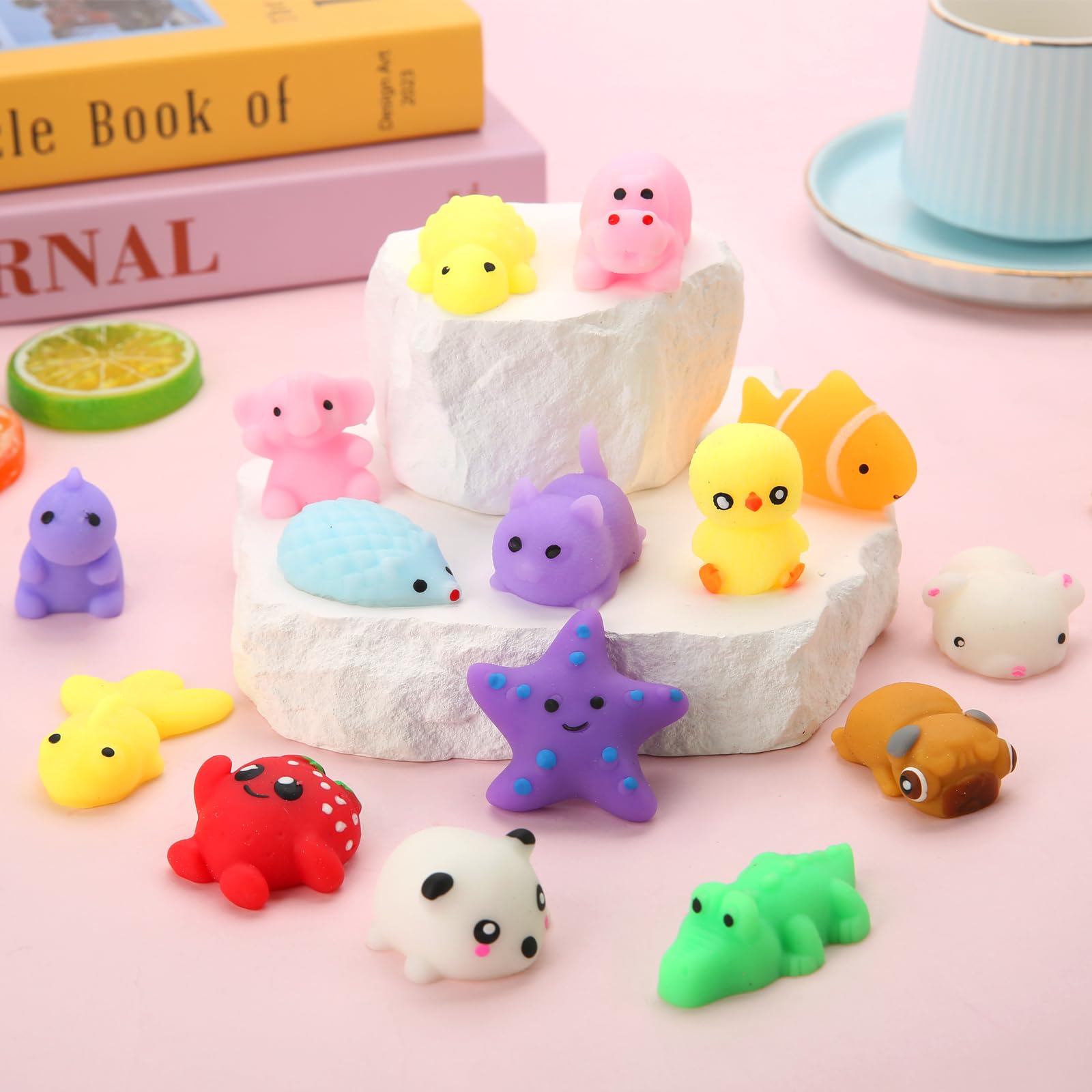 Merry and Bright Mantyplay 30-Piece Kawaii Squishy Toy Set – Fun Sensory Toys for Kids