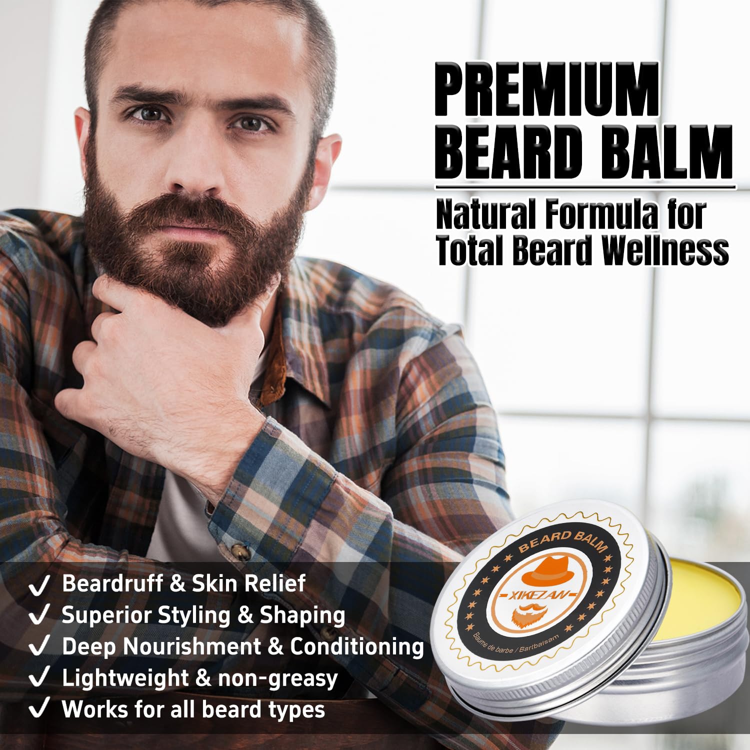 Merry & Bright Beard Grooming Kit – Complete Beard Care Set