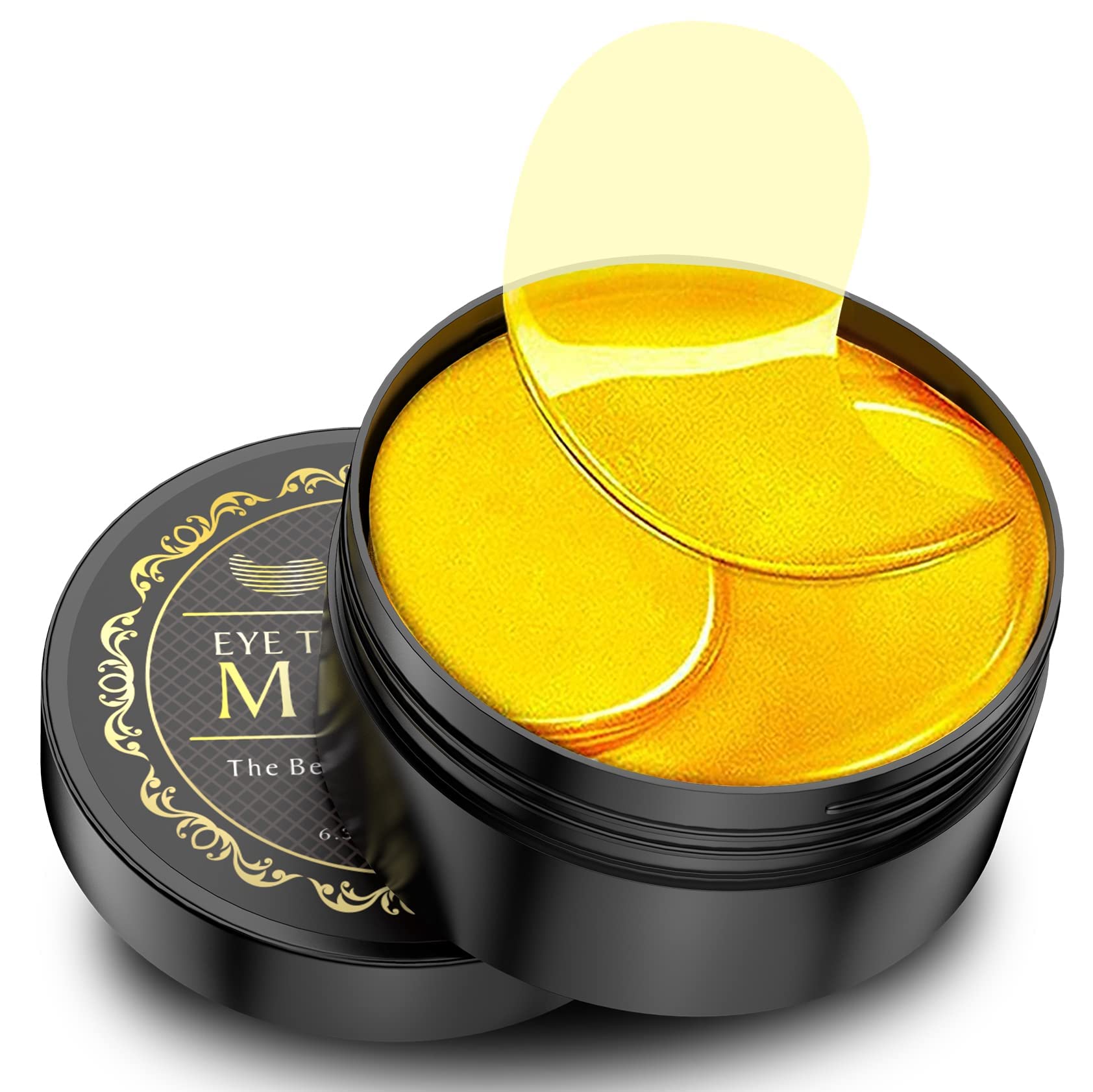 Merry & Bright Gold Under Eye Patches – Puffy Eyes, Dark Circles & Hydration