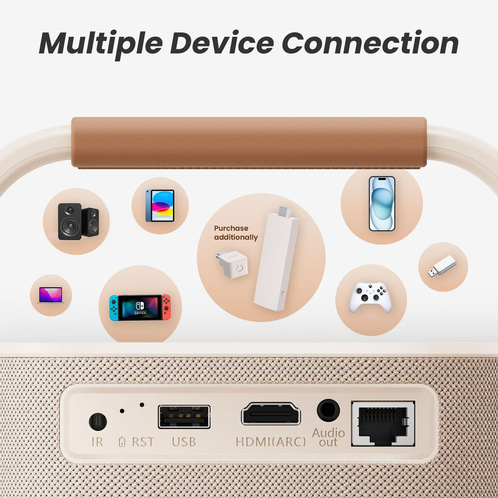 Merry & Bright Outdoor Projector with Wi-Fi