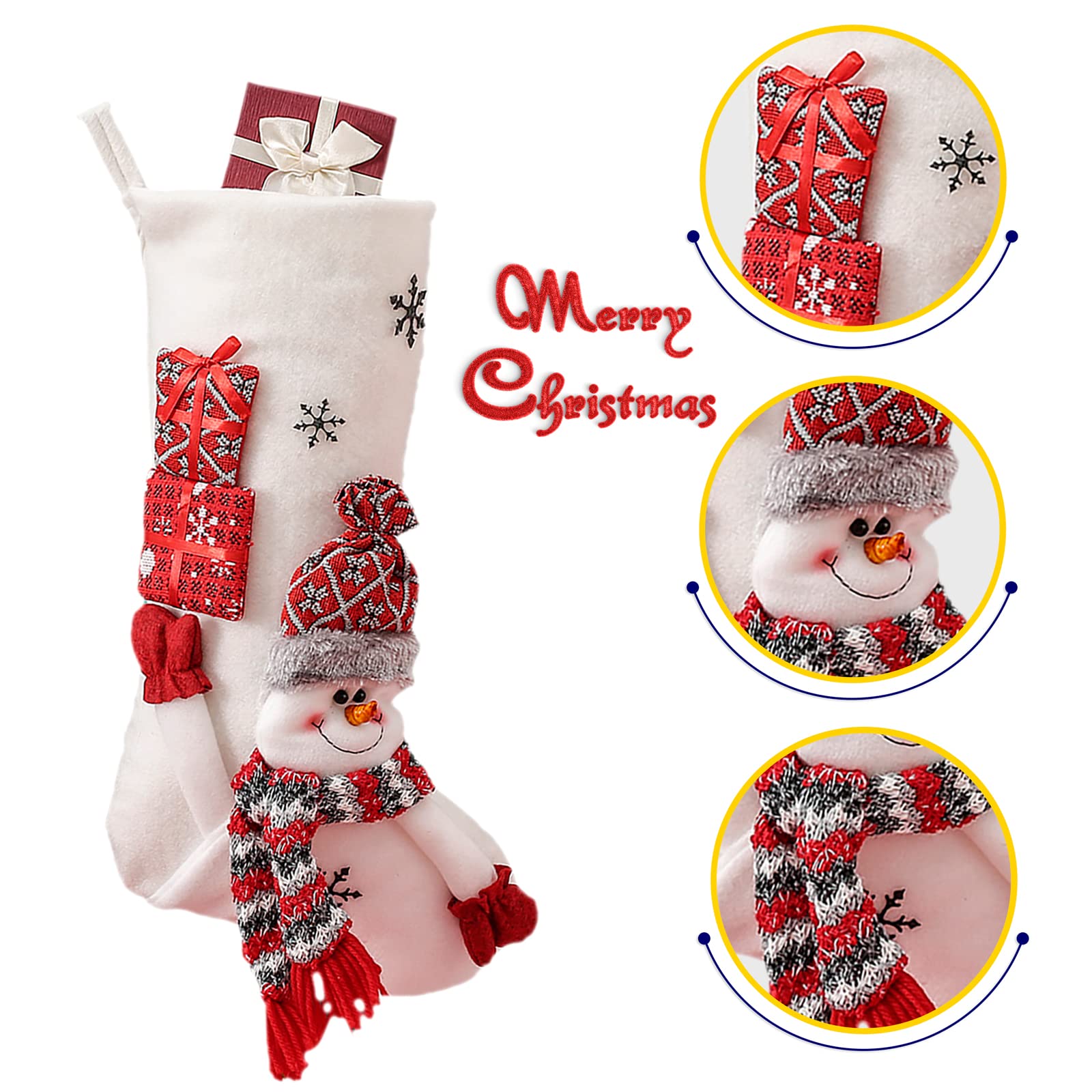 Merry & Bright 3 Pack Velvet Stockings!