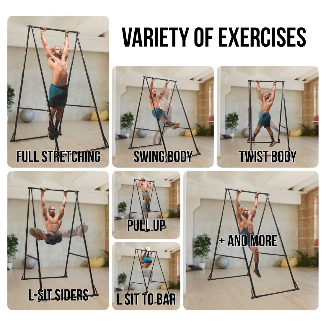 Merry & Bright: Folding Free Standing Pull Up Bar
