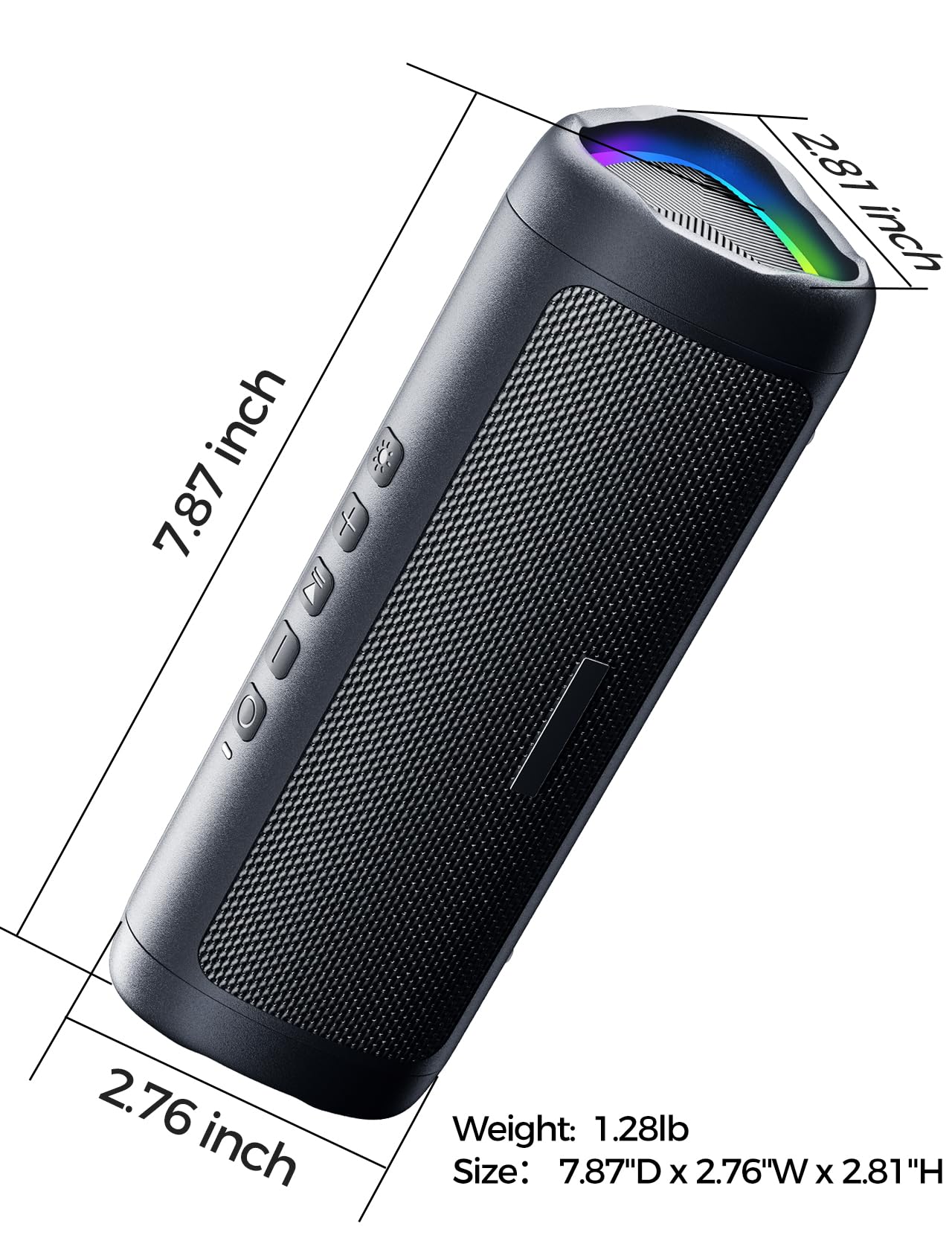 Merry & Bright Wireless Bluetooth Speaker – Waterproof Party Sound