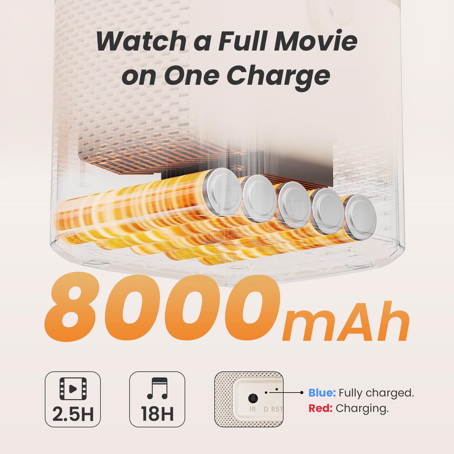 Merry & Bright Outdoor Projector with Wi-Fi