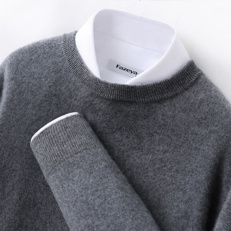 Merry & Bright Long Sleeve Pullover Business Casual Sweater Autumn And Winter