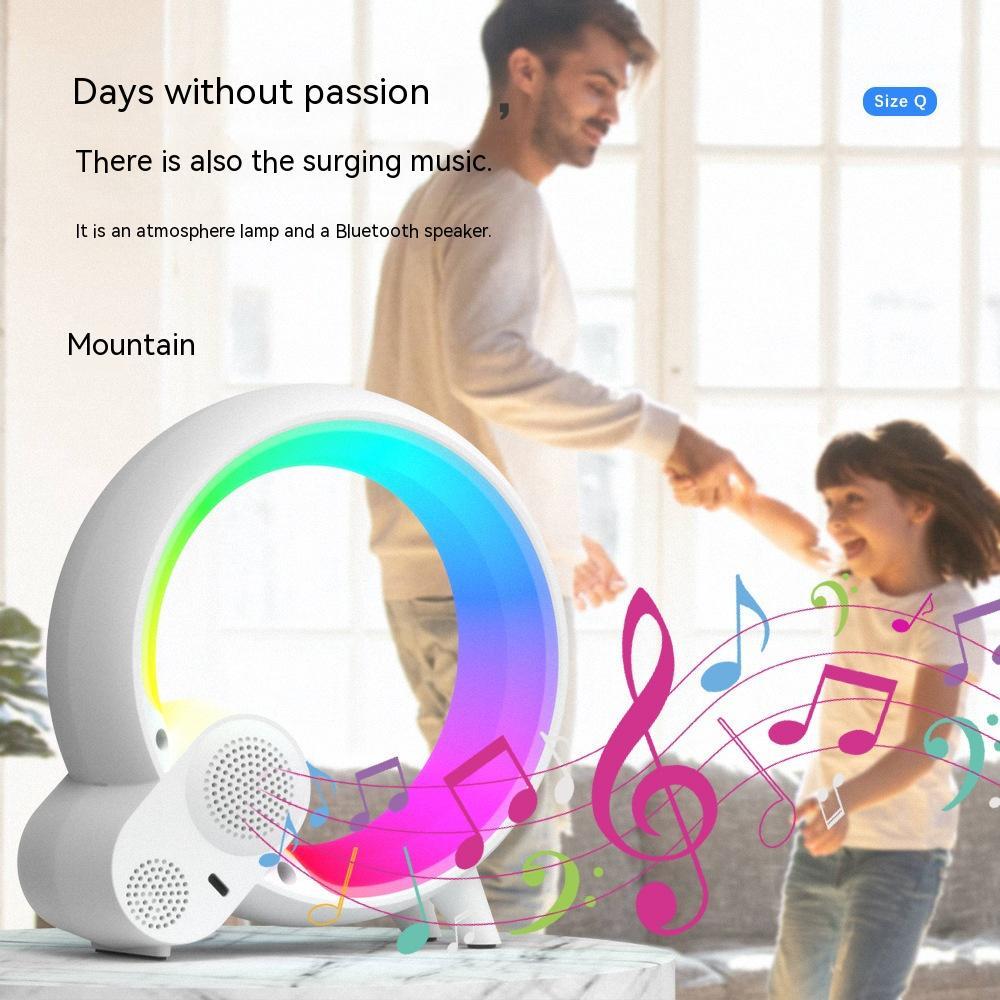 Merry & Bright Digital Display Alarm Clock Bluetooth Audio