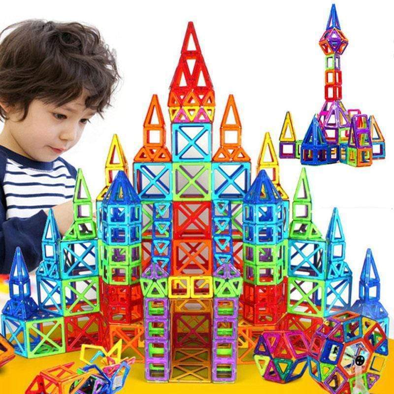 Merry & Bright Magnetic Building Blocks – DIY Construction Set for Kids