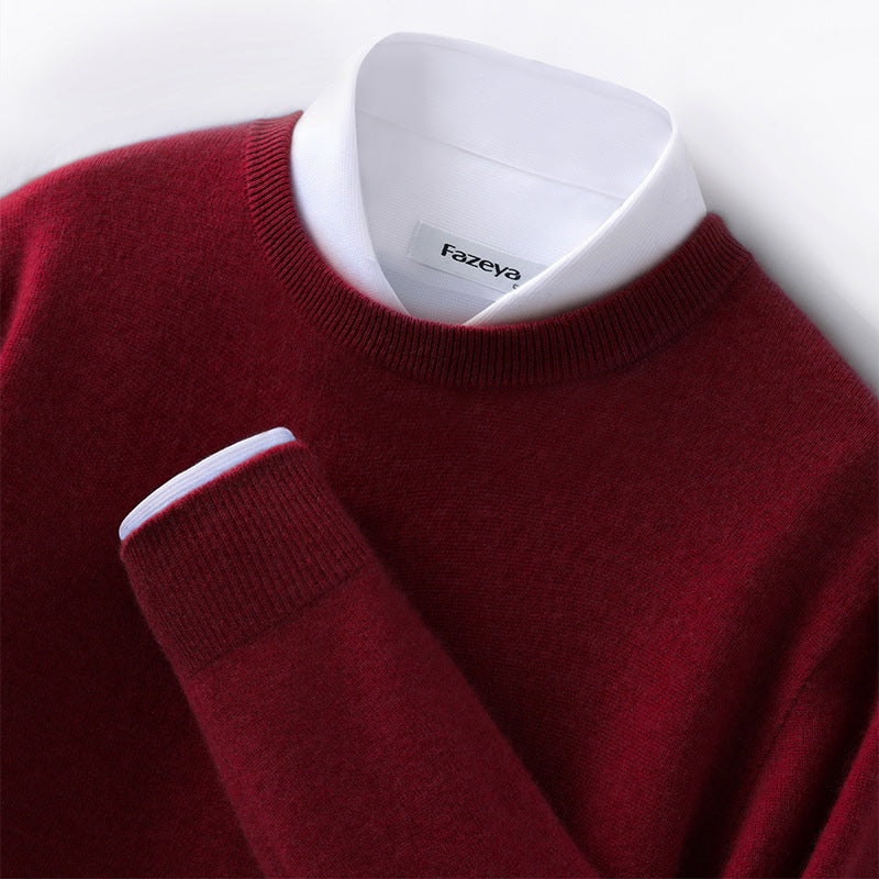 Merry & Bright Long Sleeve Pullover Business Casual Sweater Autumn And Winter