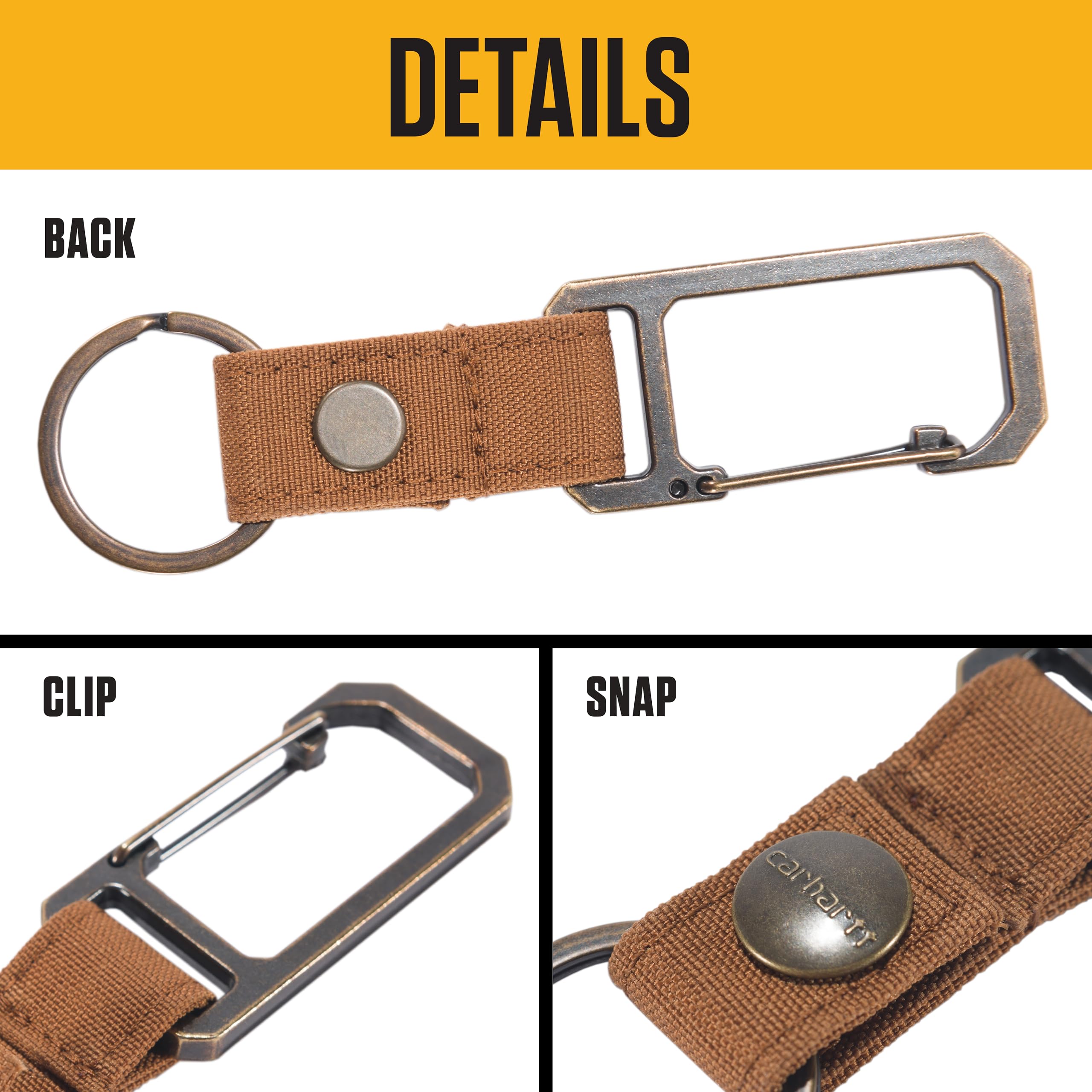 Merry & Bright Carhartt Unisex Adult Durable Metal Key Keeper