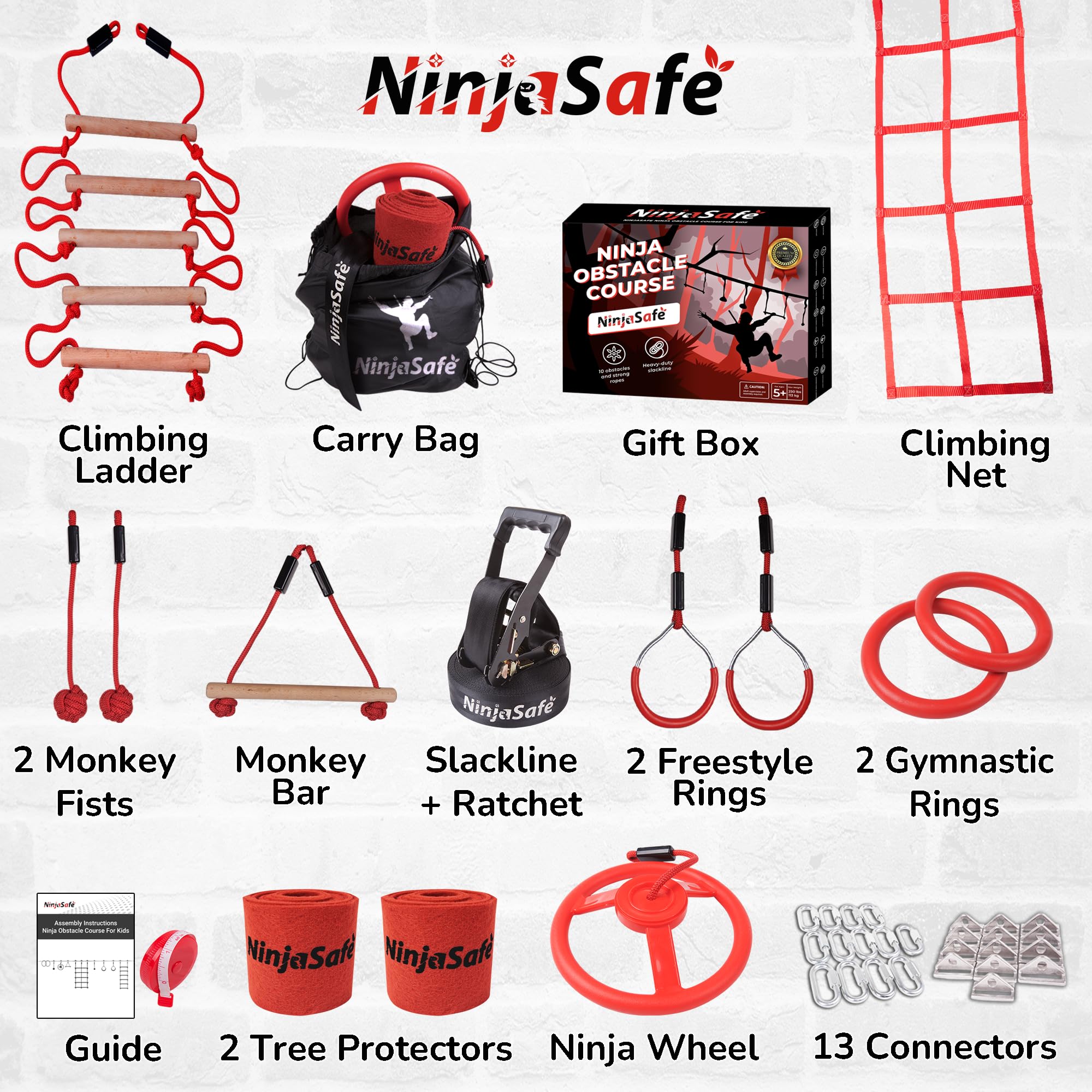 Merry & Bright: Kids Ninja Obstacle Course Kit