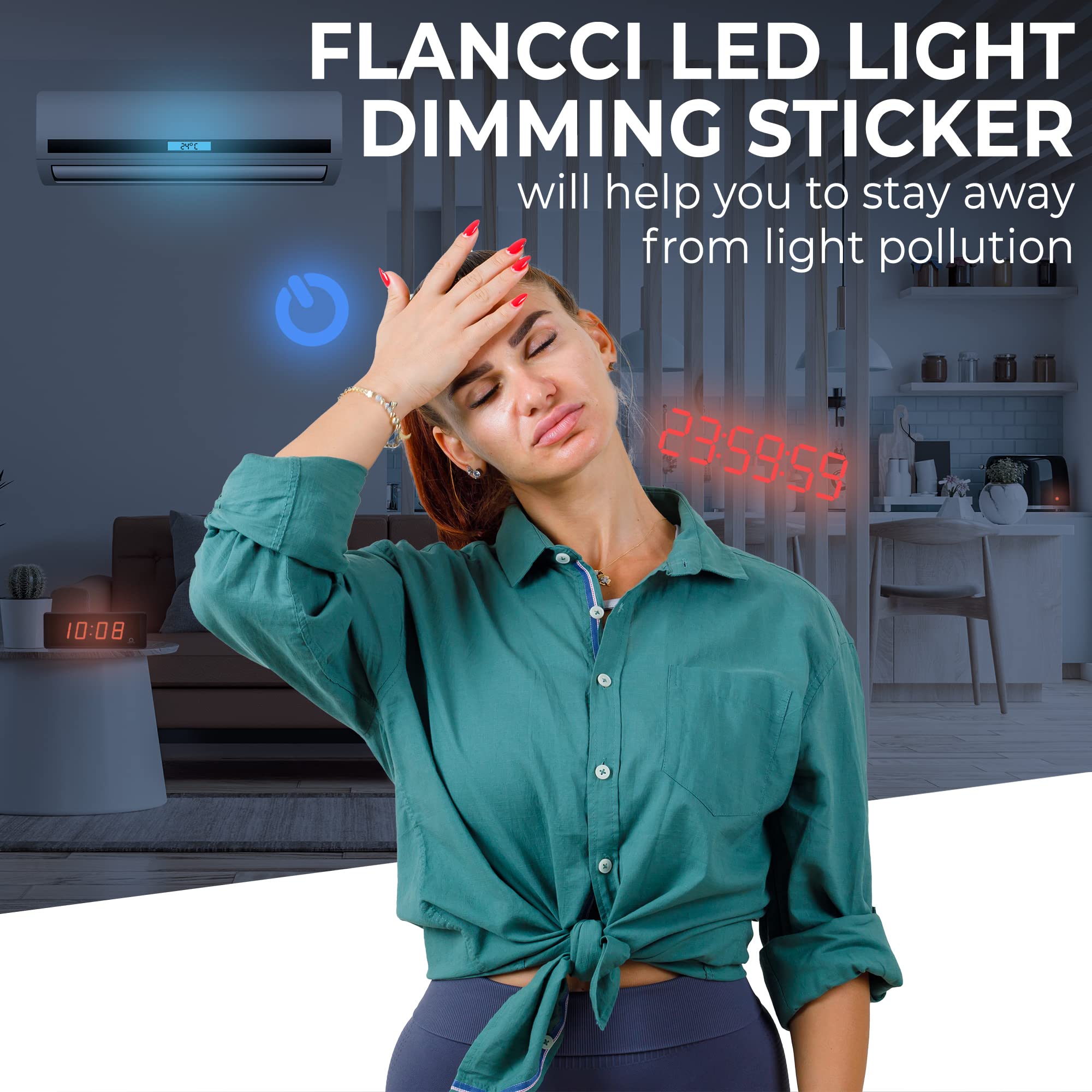 Merry & Bright Light Blocking Stickers - Blackout LED Covers