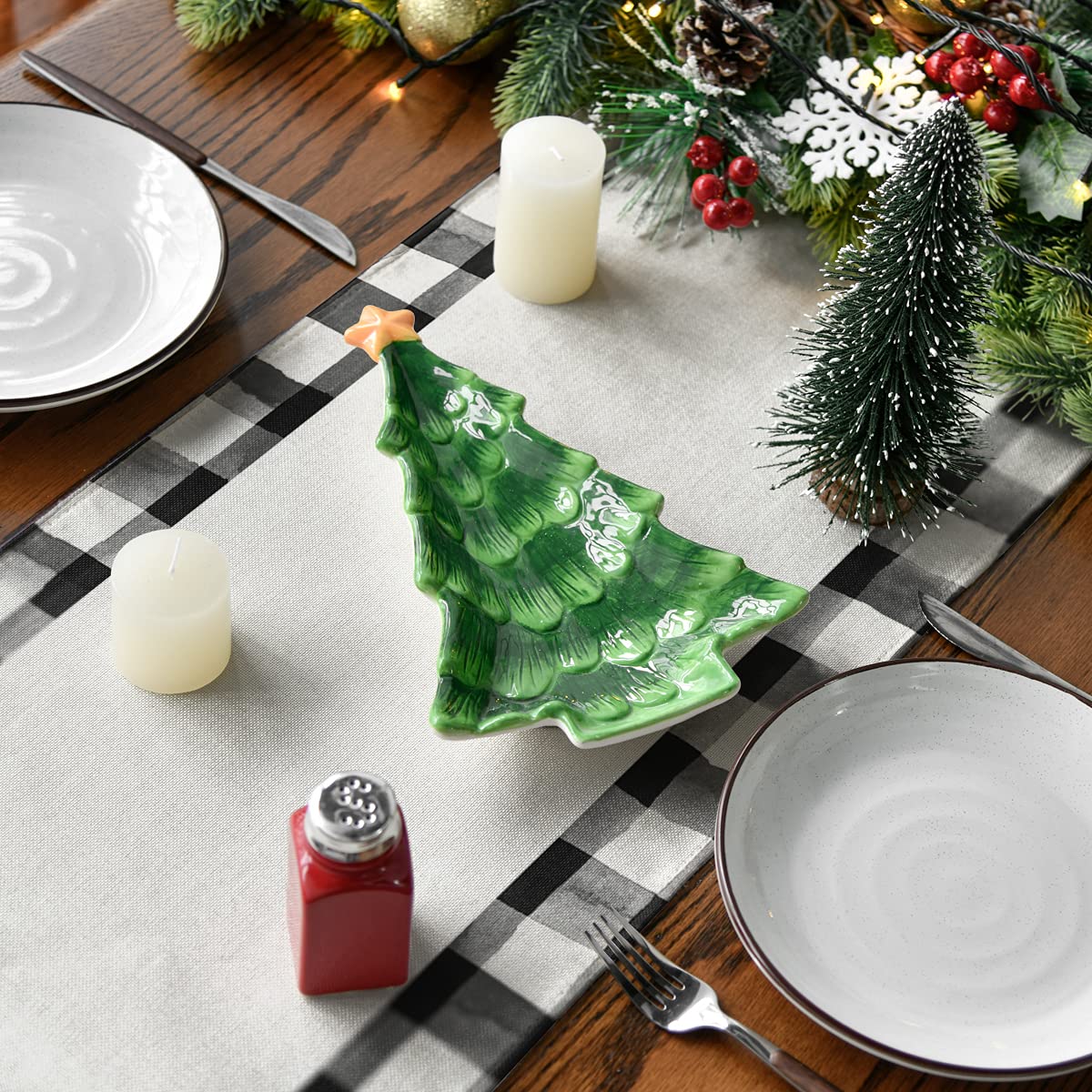 Merry & Bright: Multi-Color Christmas Table Runner – 13 x 72 Inch Holiday Decor