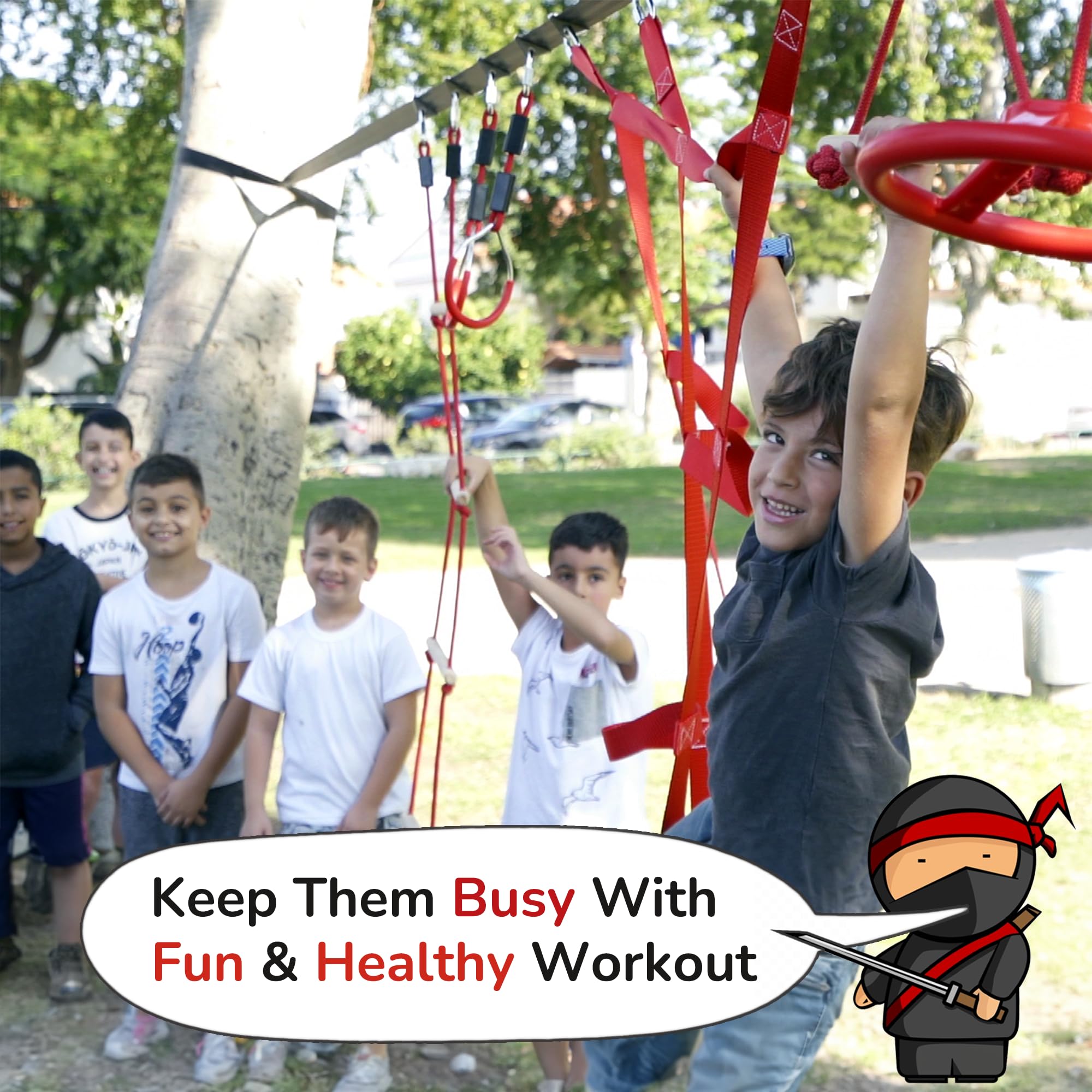 Merry & Bright: Kids Ninja Obstacle Course Kit