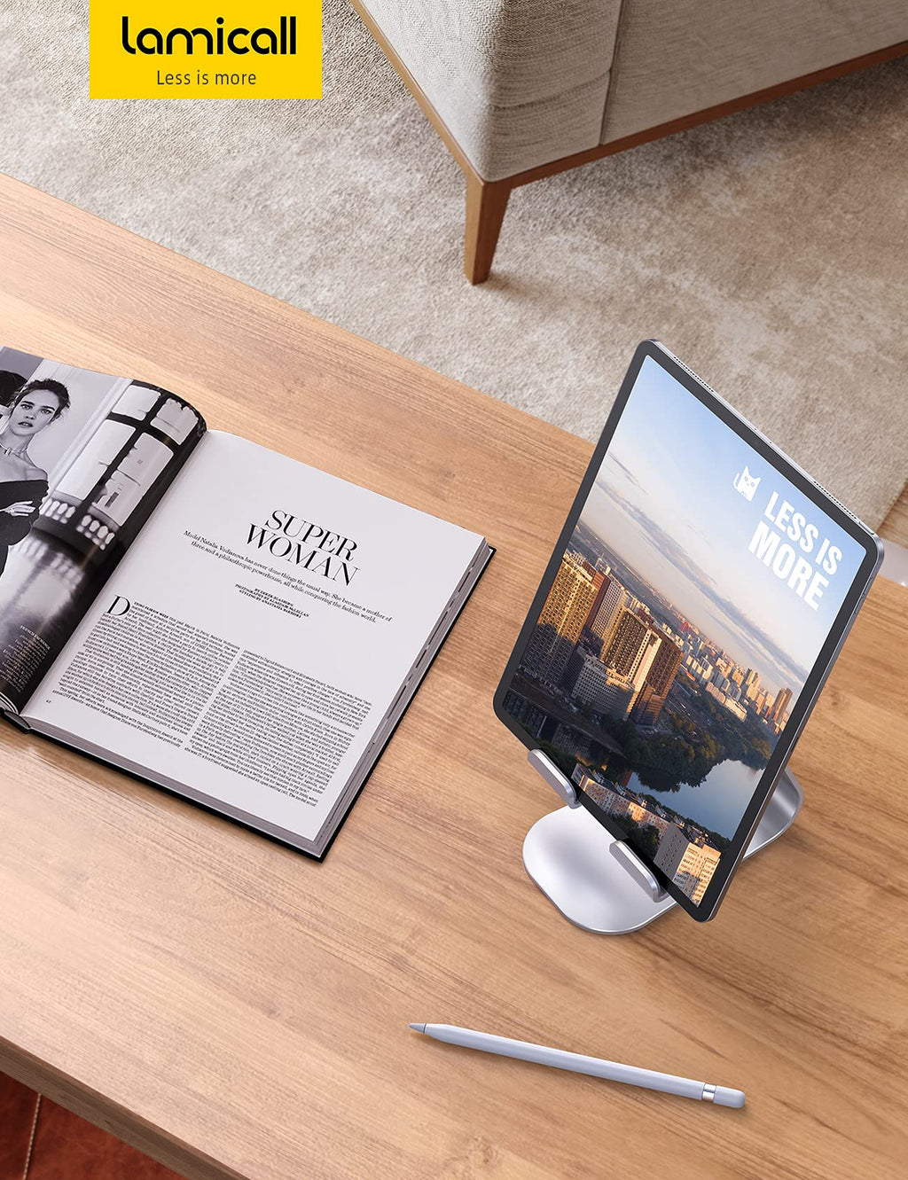 Merry & Bright Tablet Stand, Adjustable Tablet Holder