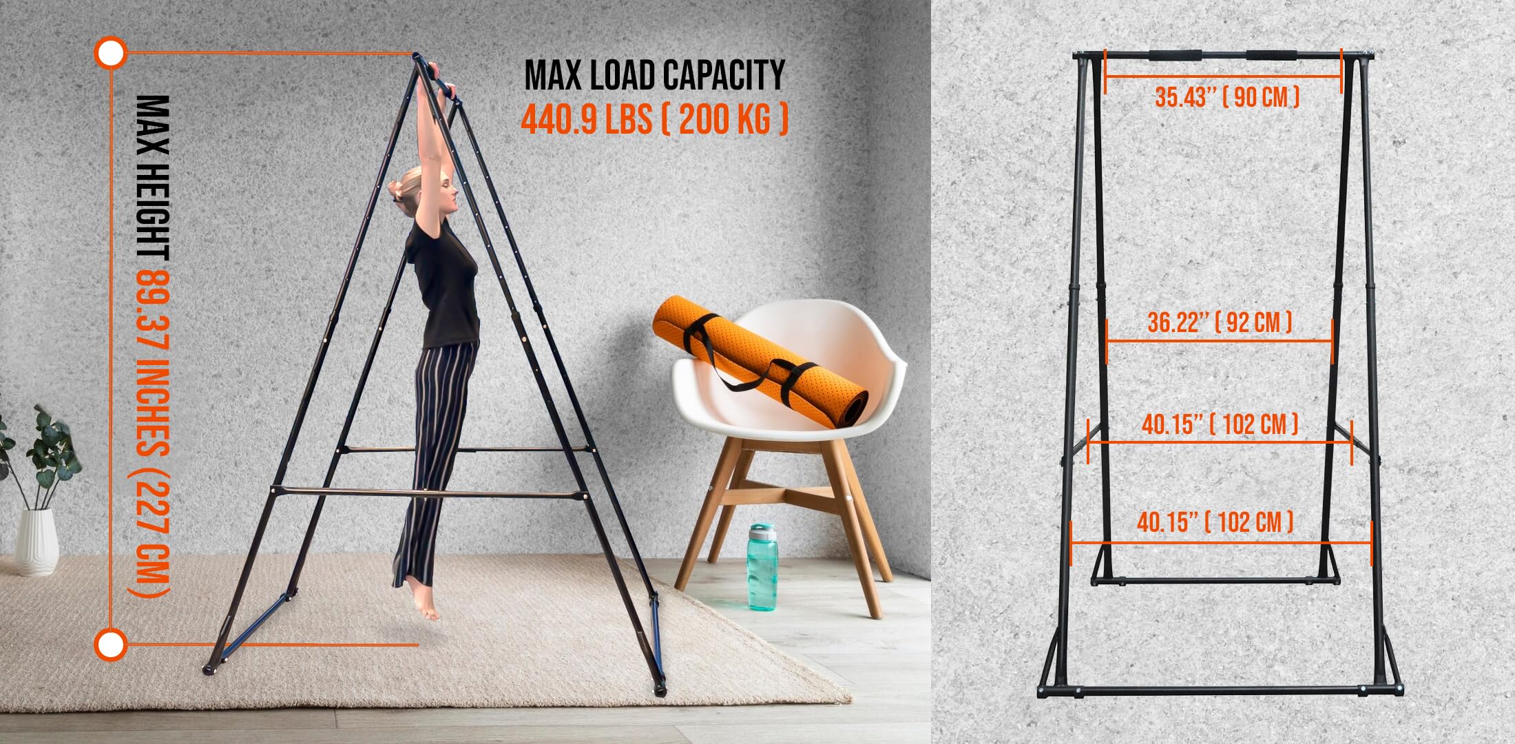 Merry & Bright: Folding Free Standing Pull Up Bar