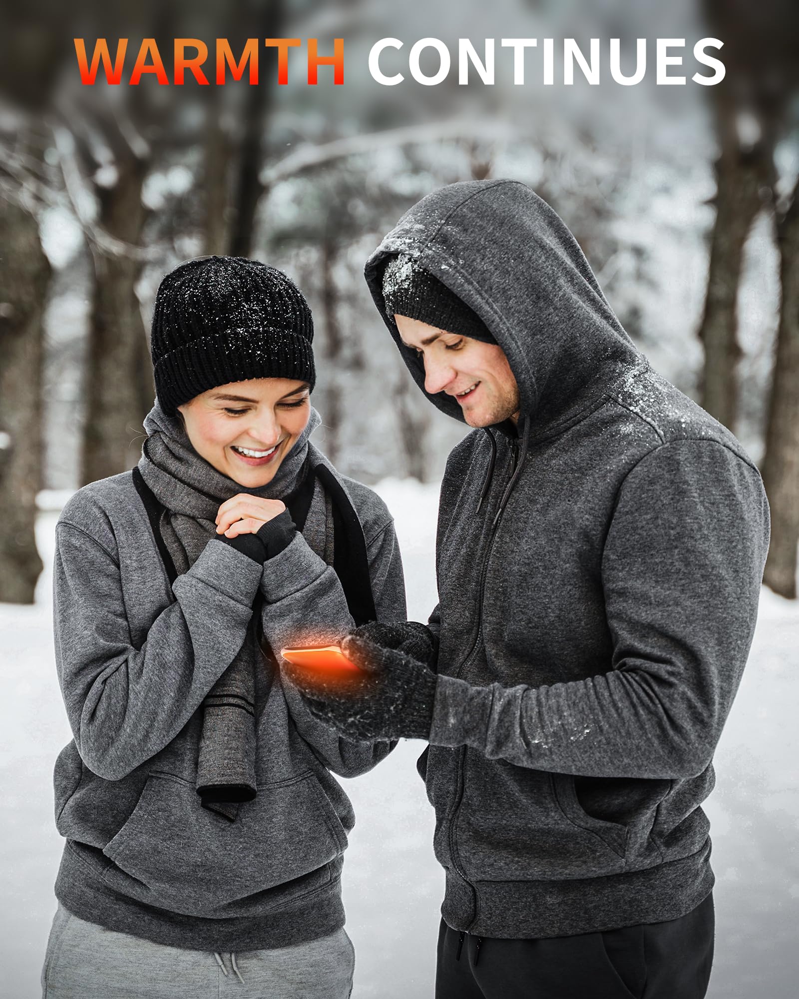 Merry & Bright Hand Warmers Rechargeable, 2 Pack
