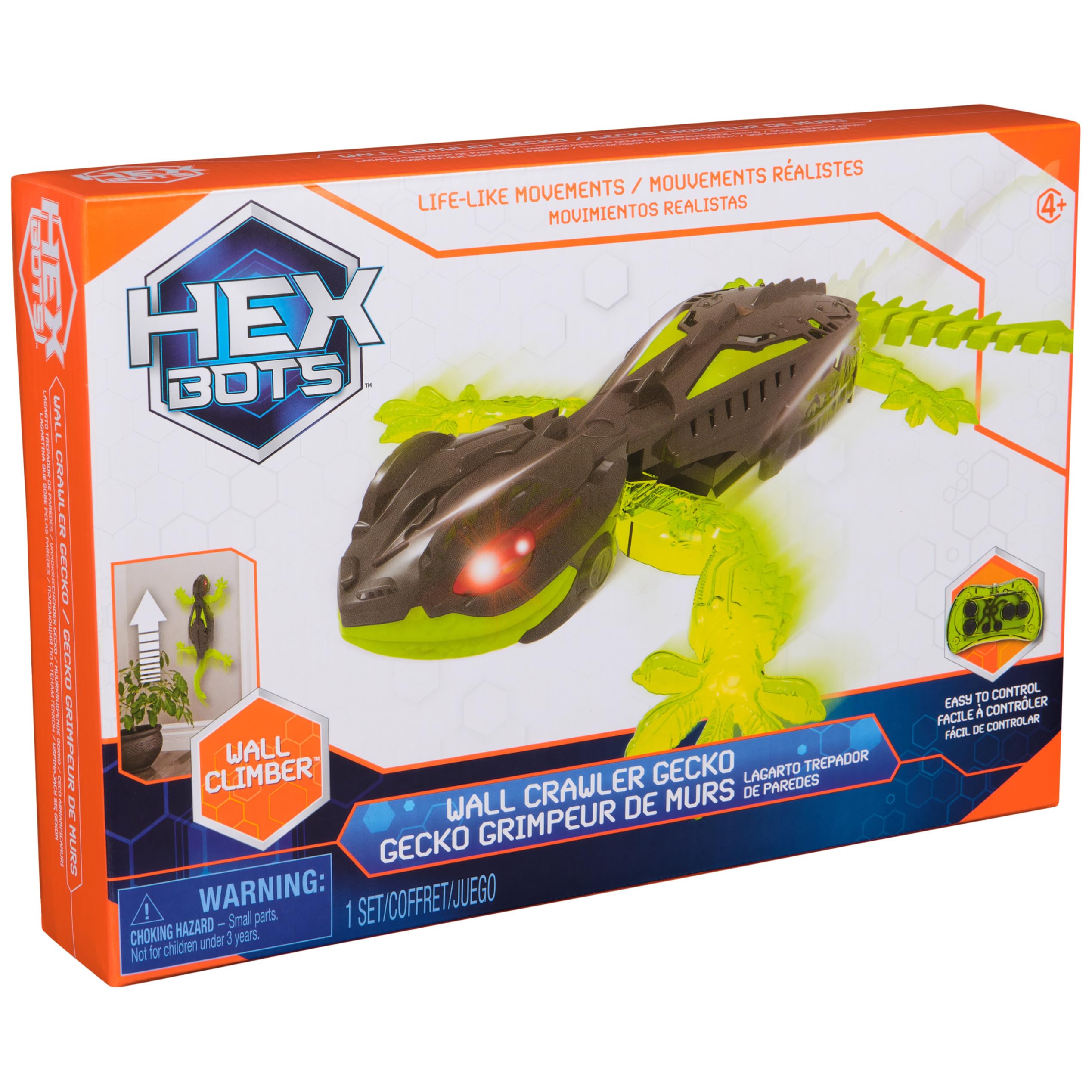 Merry and Bright Wall Crawler Gecko RC Robot Toy – Gecko RC (Original)