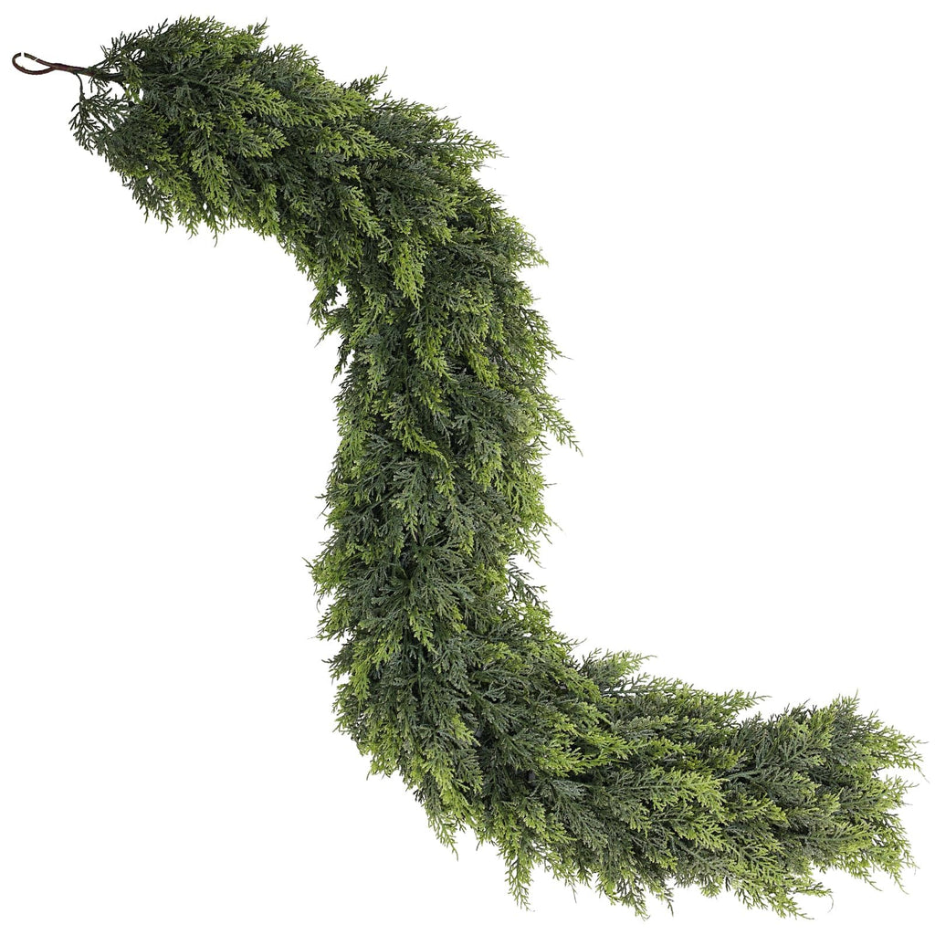 Merry & Bright Christmas Cedar Garland - 16ft