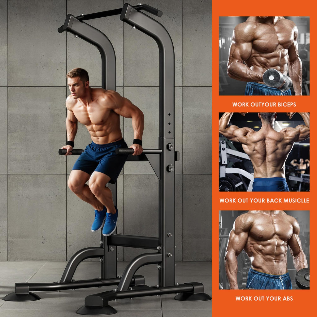 Merry & Bright: Adjustable Power Tower for Full Body Workouts