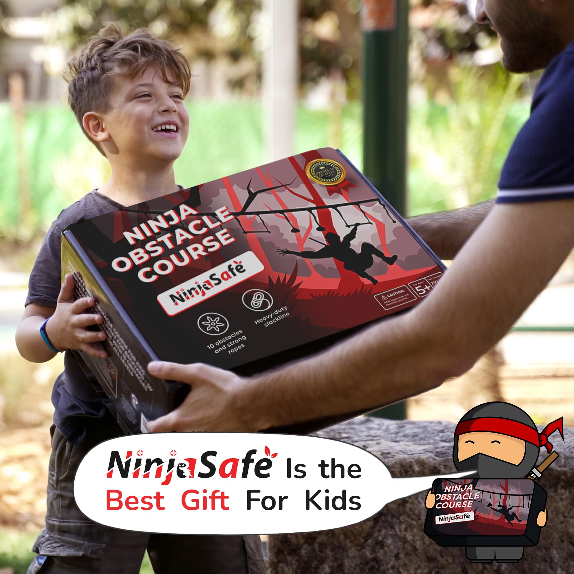 Merry & Bright: Kids Ninja Obstacle Course Kit
