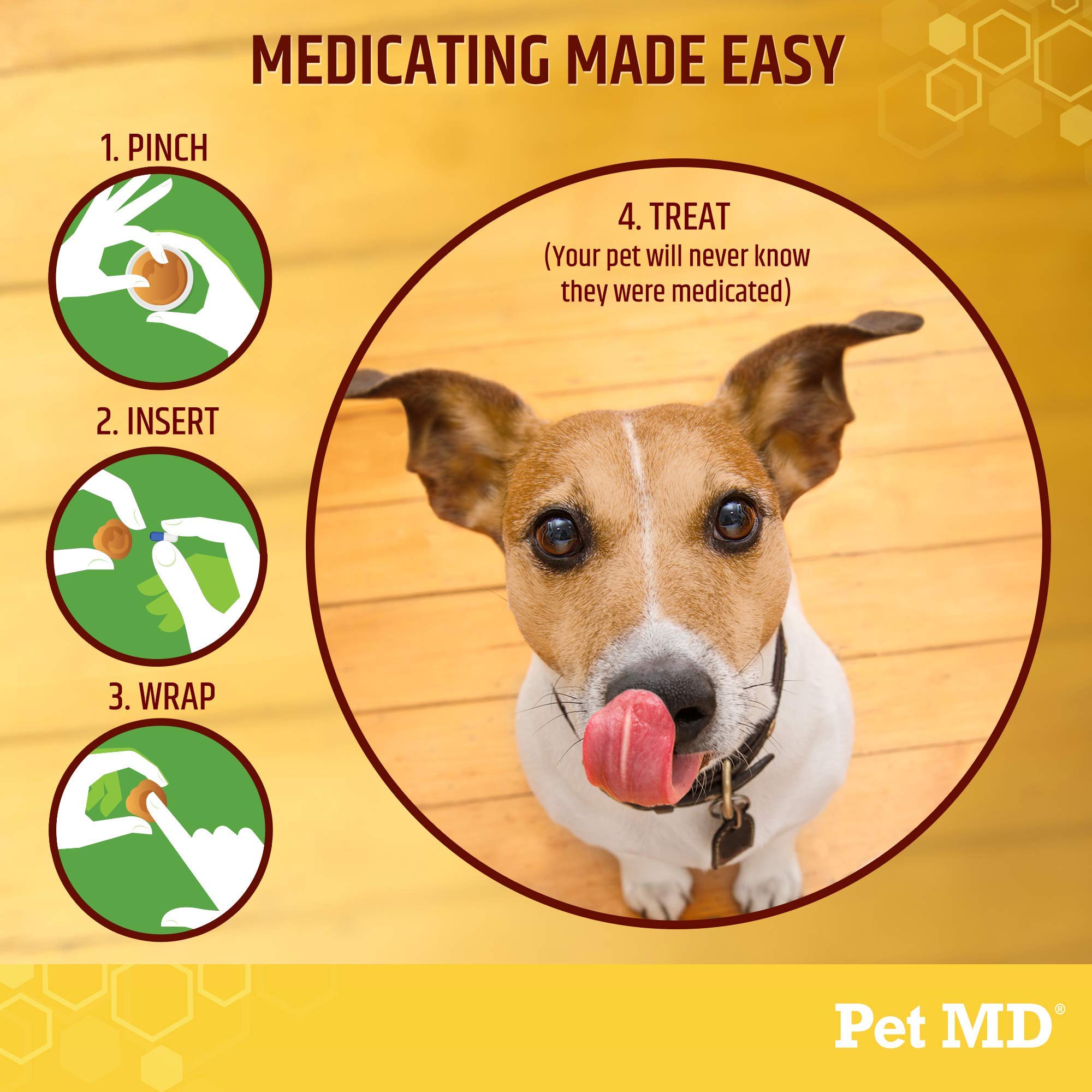 Merry and Bright Pet Pill Pocket Treats – Cheese & Bacon Flavor, Low-Calorie