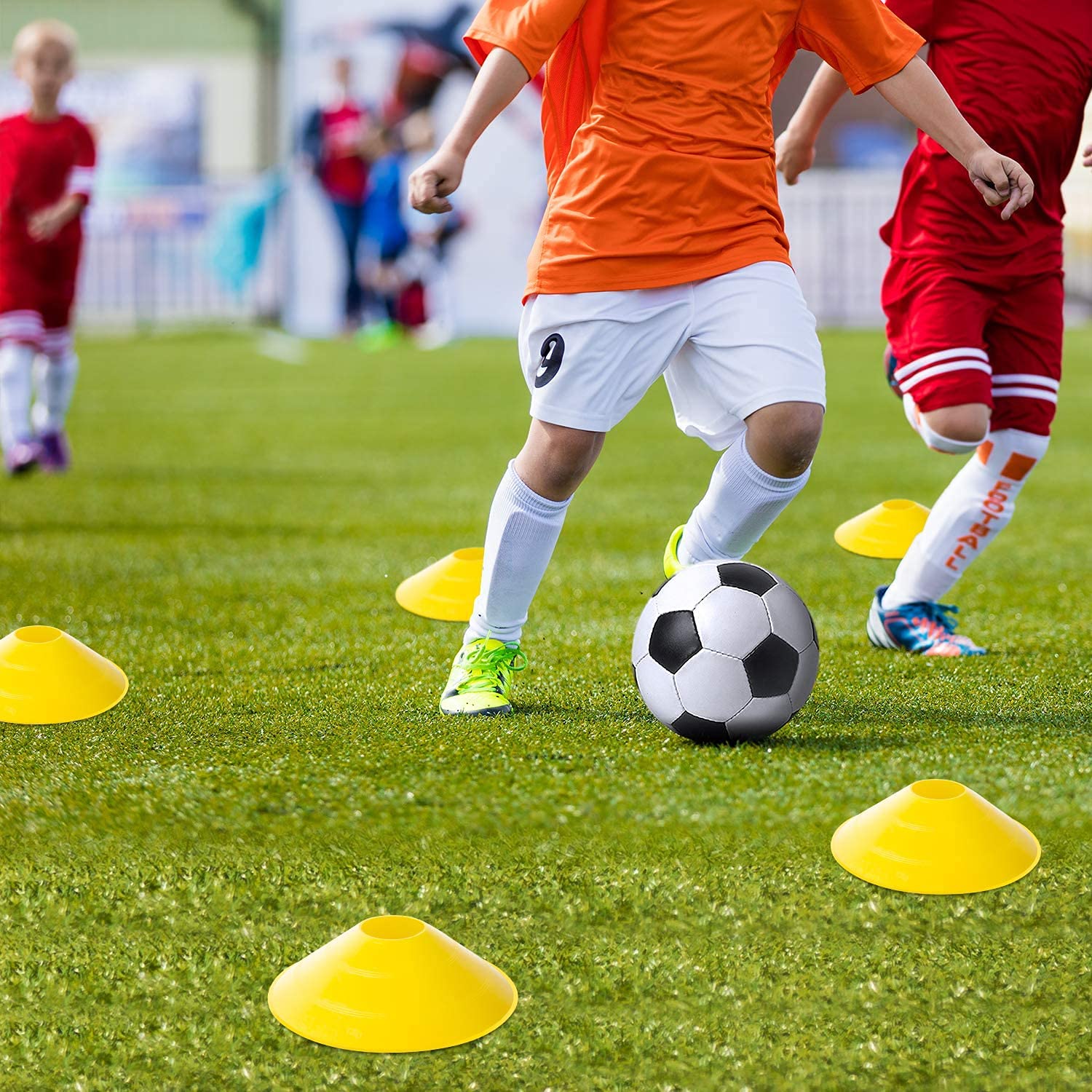 Merry and Bright Yellow Agility Training Equipment Kit