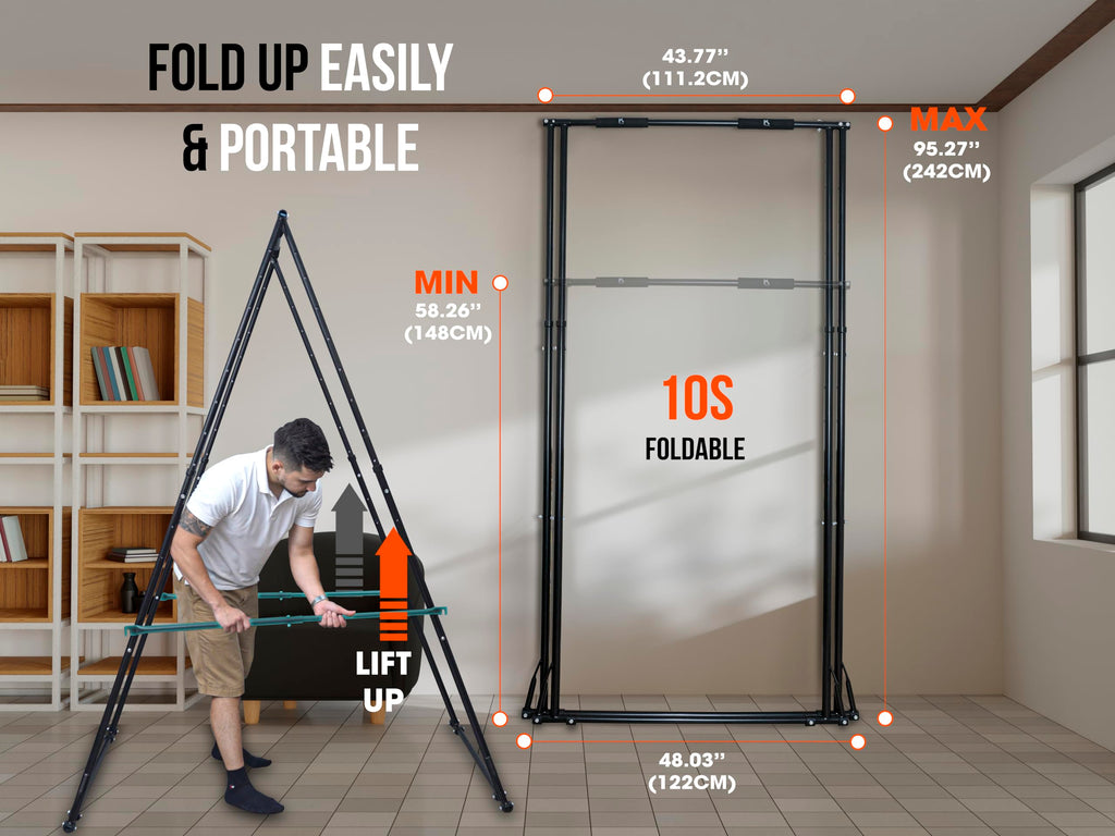 Merry & Bright: Folding Free Standing Pull Up Bar