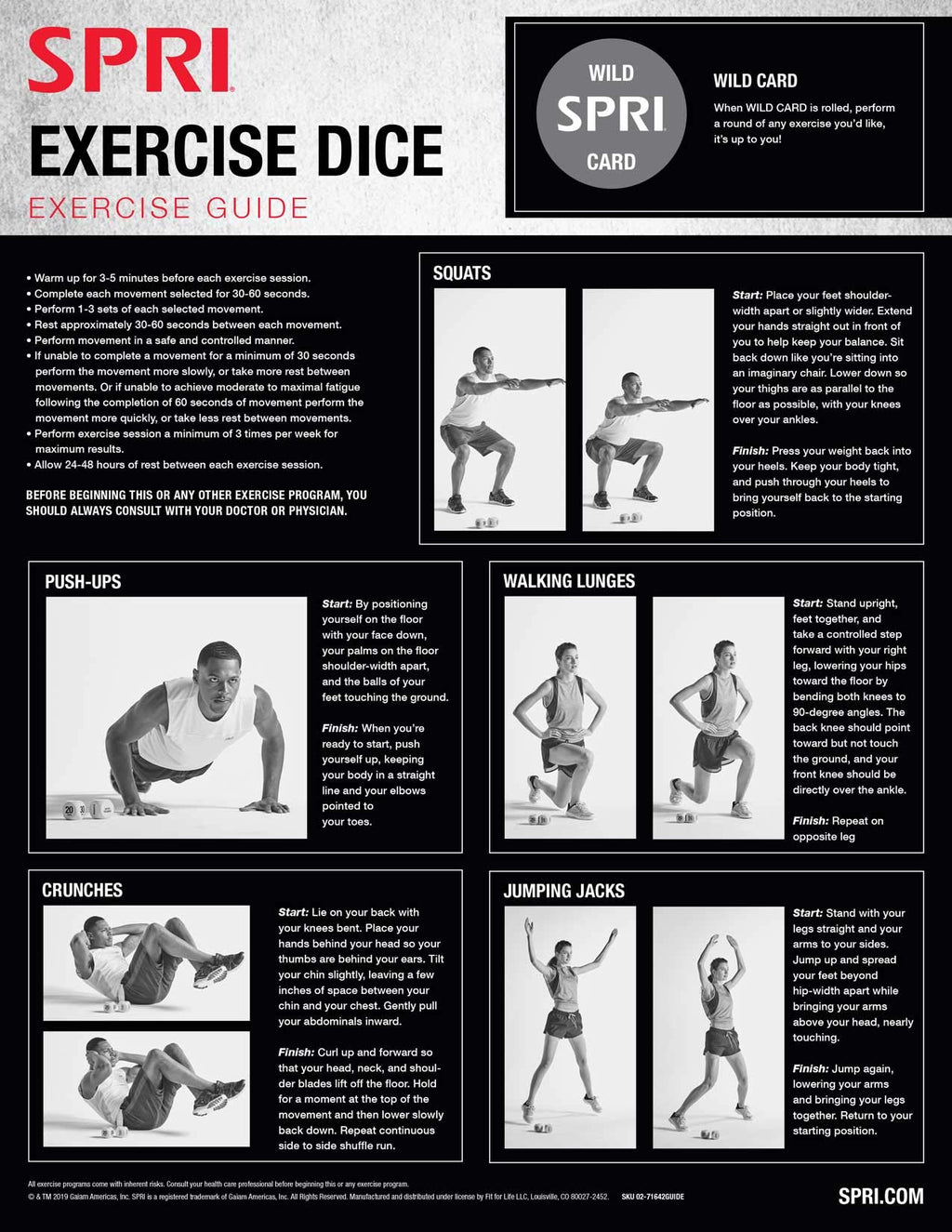 Merry & Bright: Exercise Dice – Fun Fitness Game