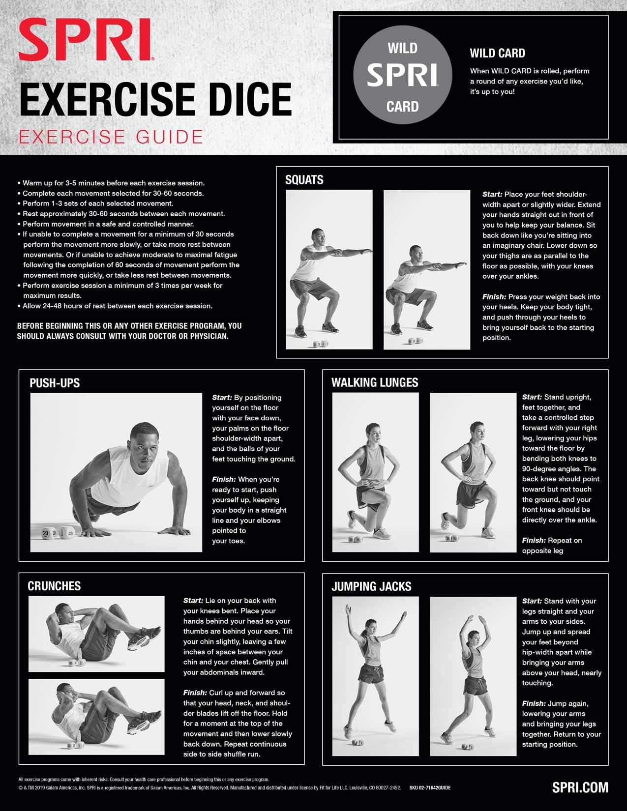 Merry & Bright: Exercise Dice – Fun Fitness Game