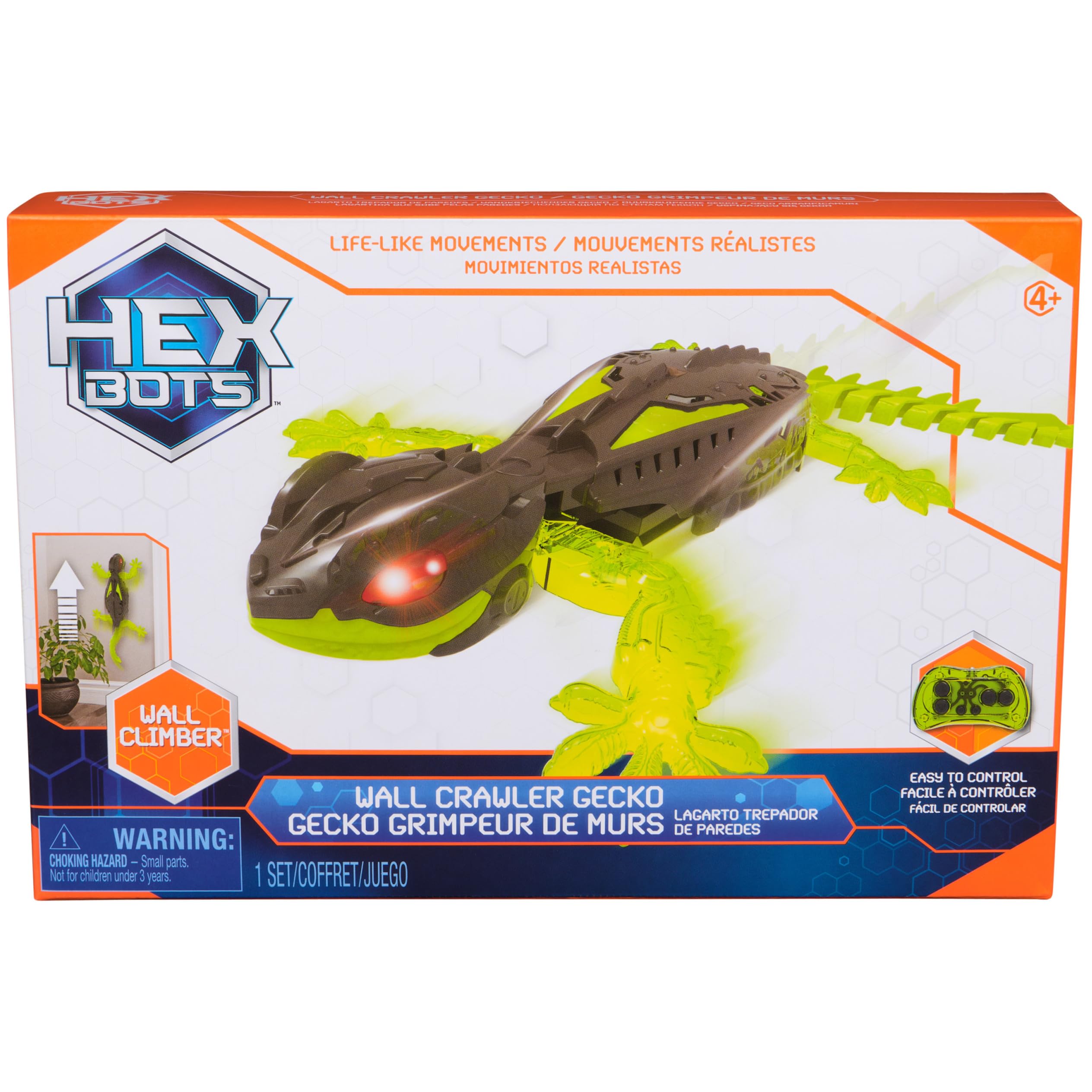 Merry and Bright Wall Crawler Gecko RC Robot Toy – Gecko RC (Original)