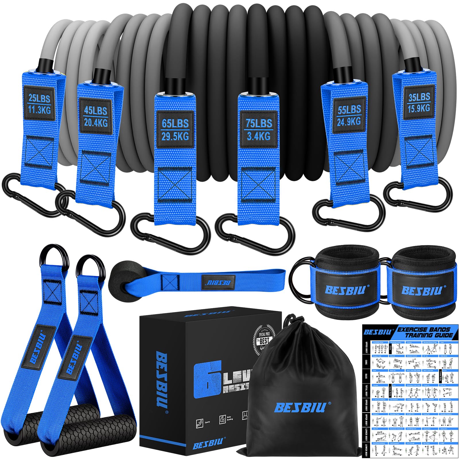 Merry & Bright: Heavy Duty Resistance Bands Set