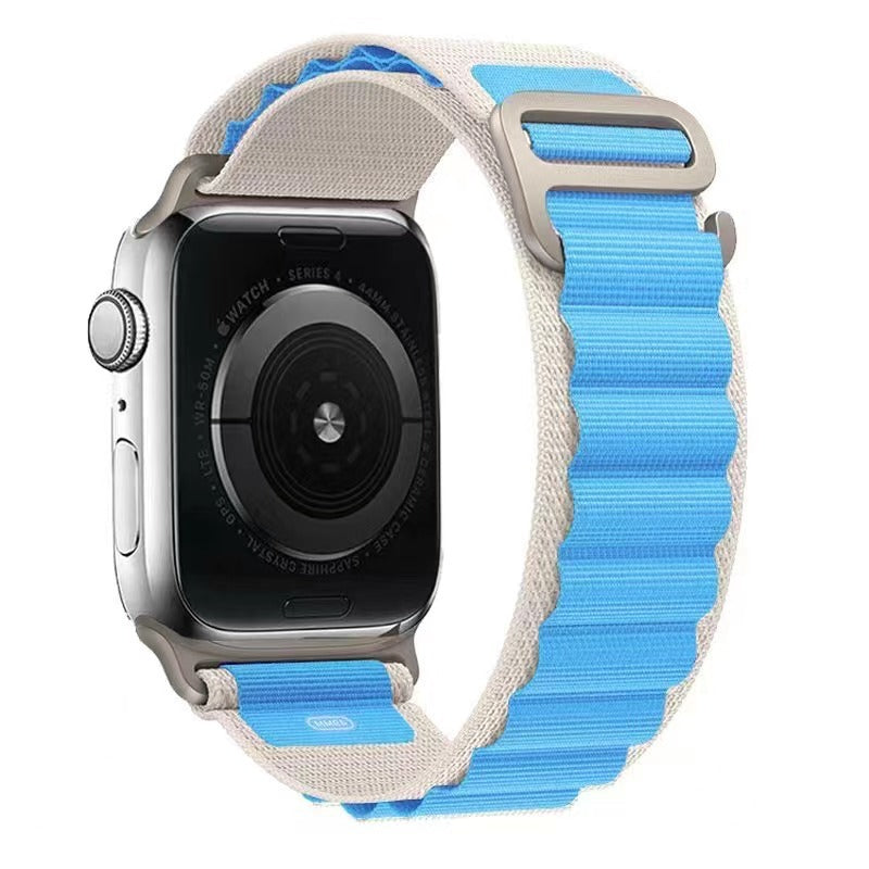 Merry & Bright High Mountain Loop Nylon Woven Strap