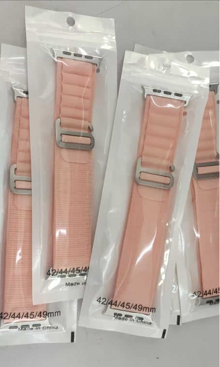 Merry & Bright High Mountain Loop Nylon Woven Strap
