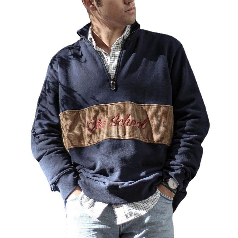 Merry & Bright Hoodie Men's Pullover Long Sleeve