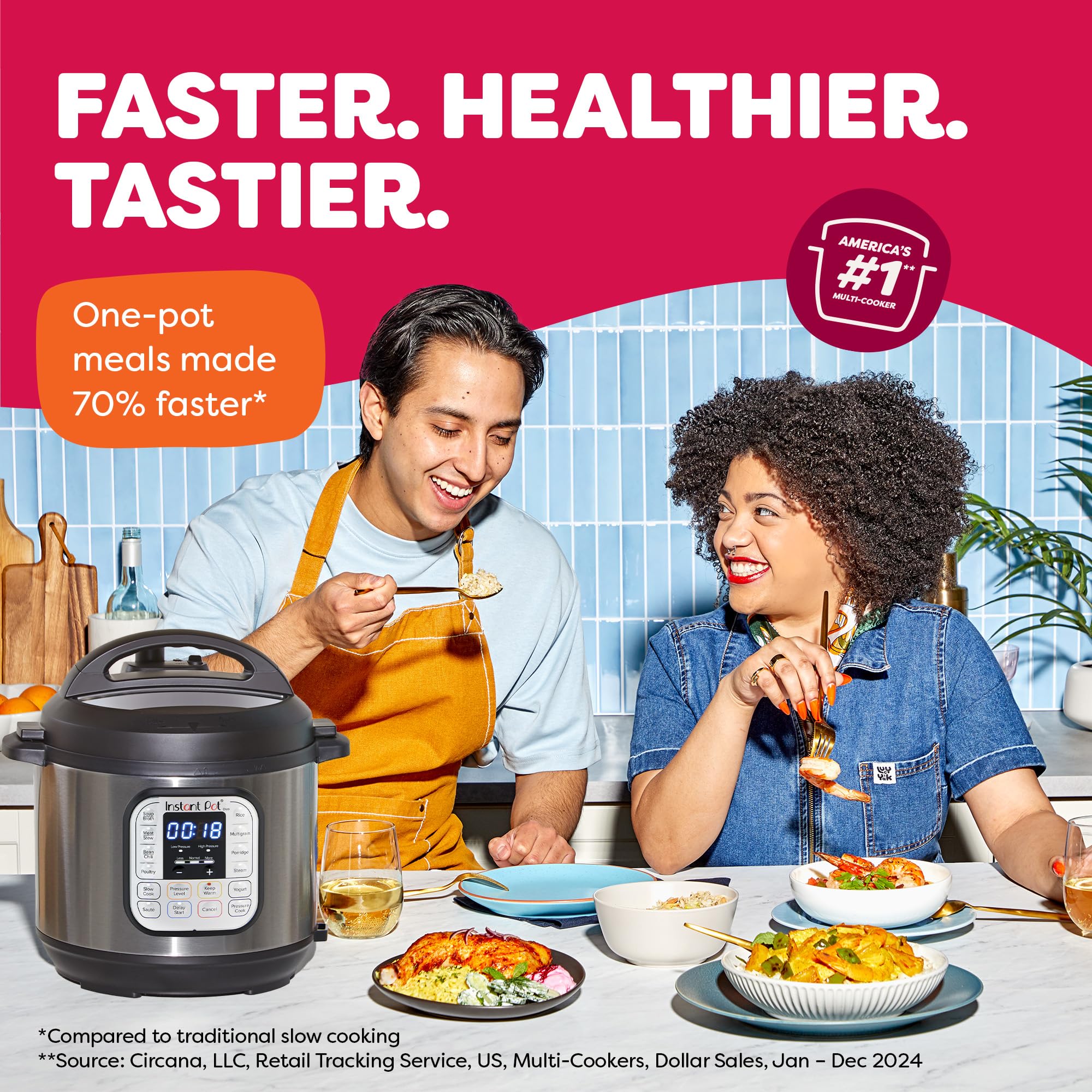 Merry & Bright Instant Pot Duo 7-in-1 Electric Pressure Cooker