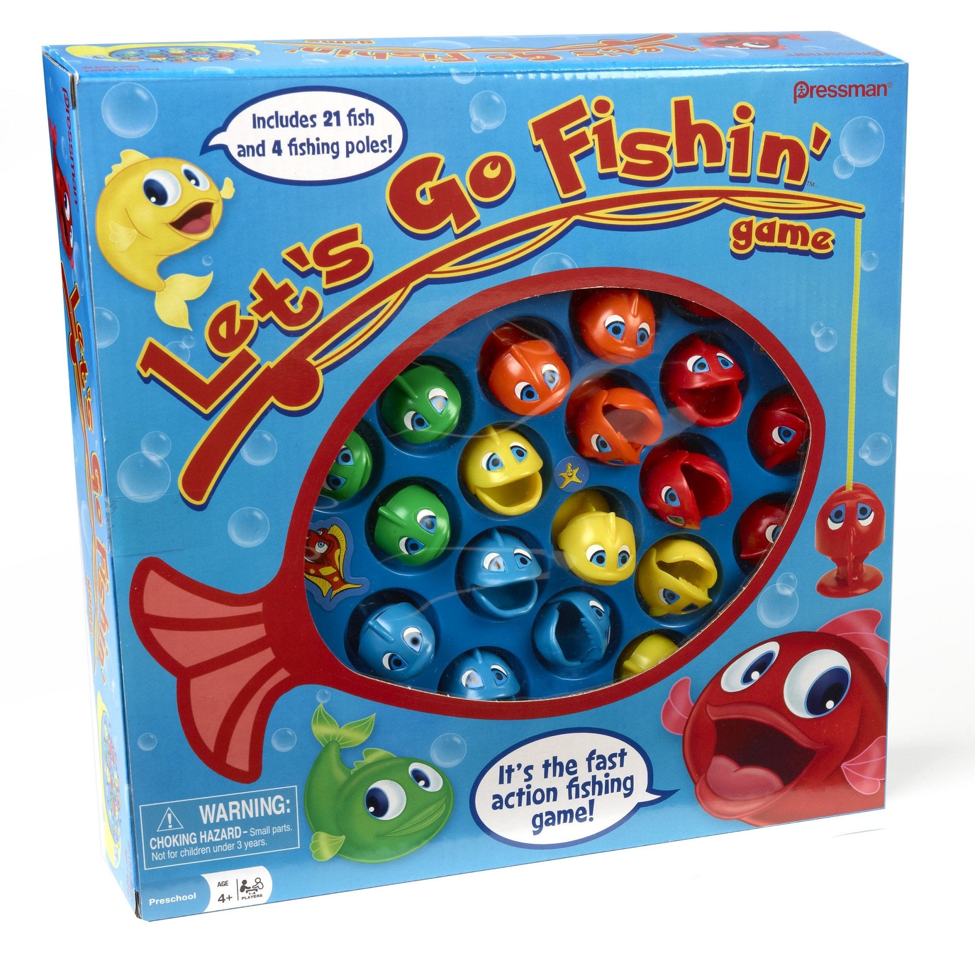 Merry and Bright Let's Go Fishin' Classic Game – 1-4 Players