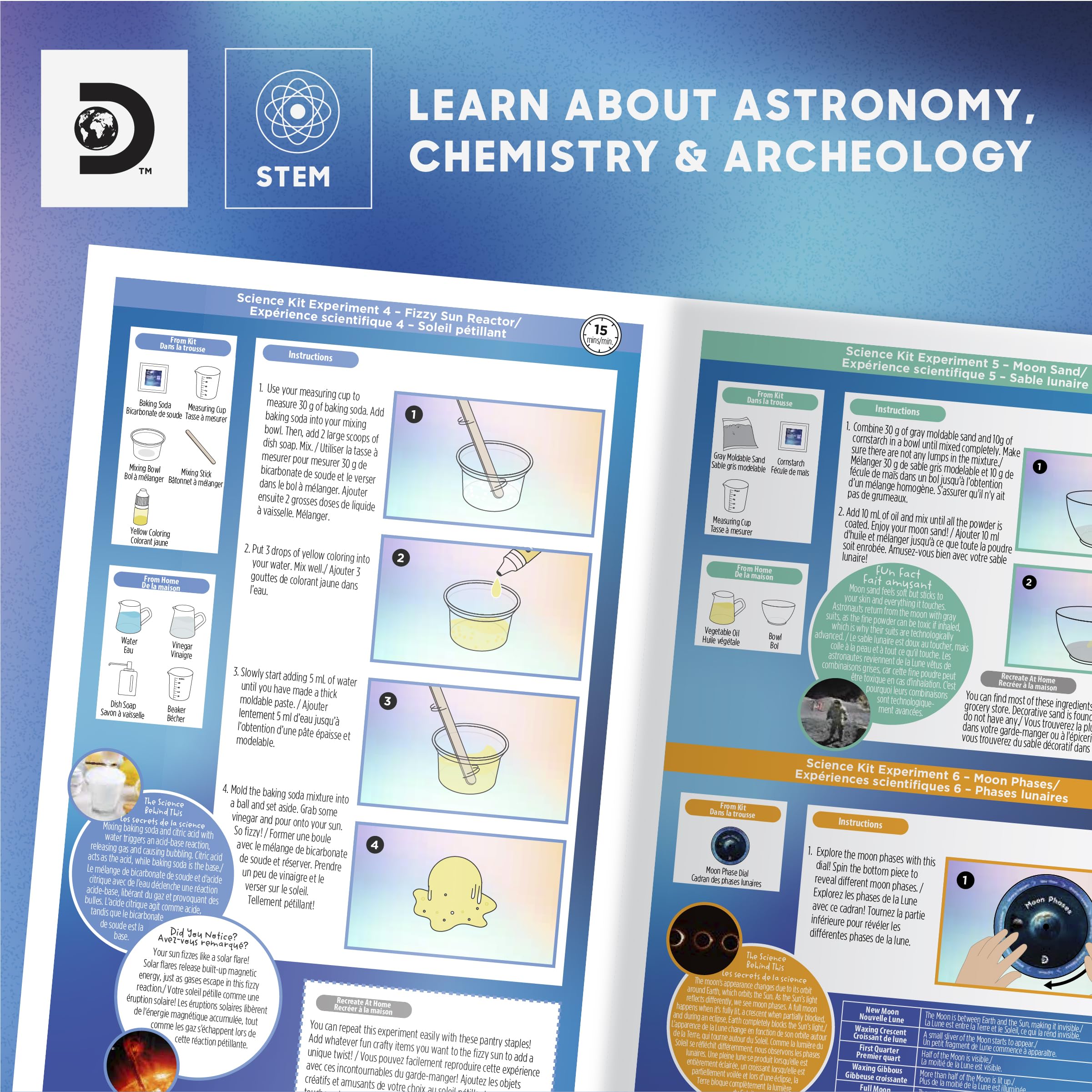Merry and Bright Galactic Space Science Kit – 61 Space-Themed STEM Experiments