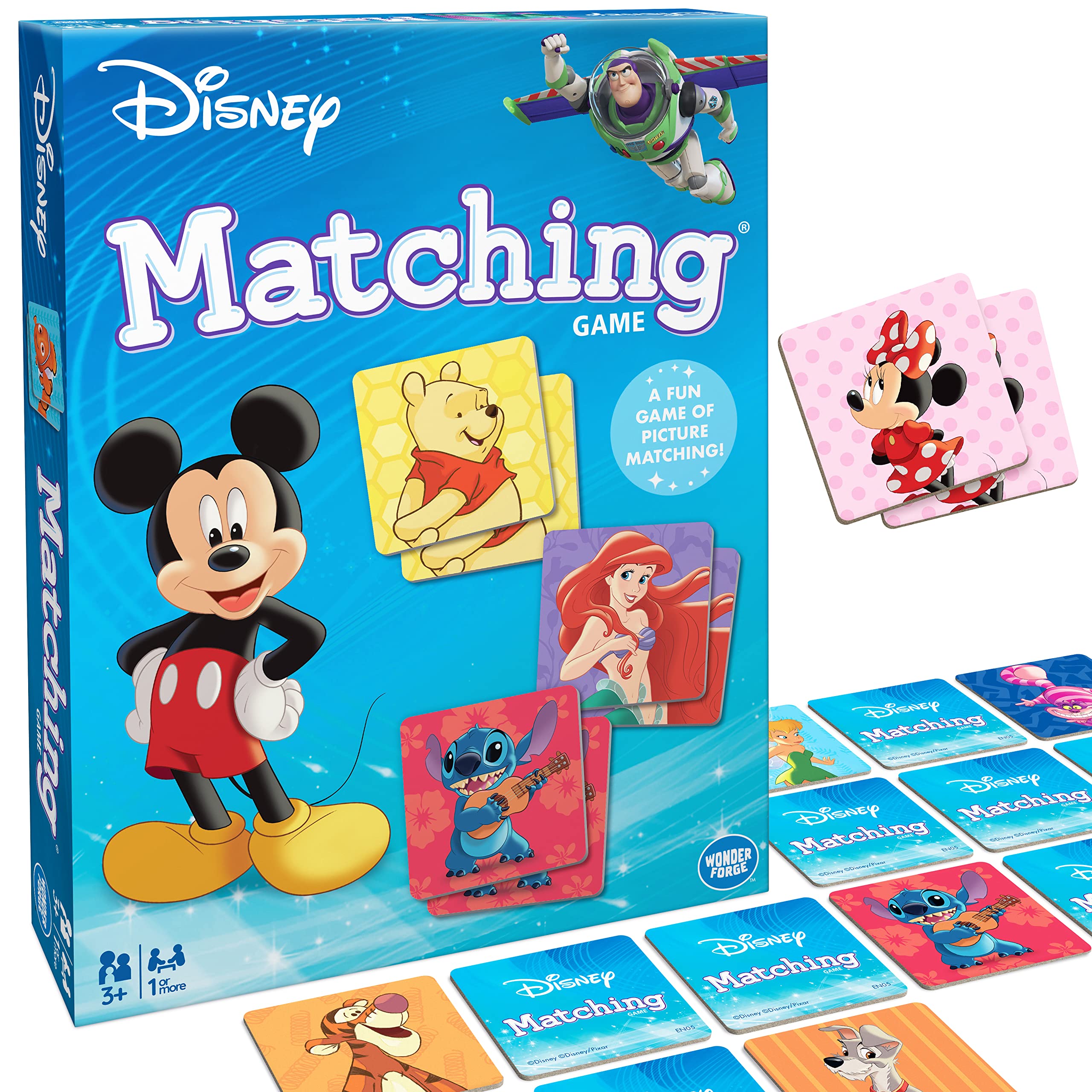 Merry & Bright Disney Classic Characters Matching Game for Kids