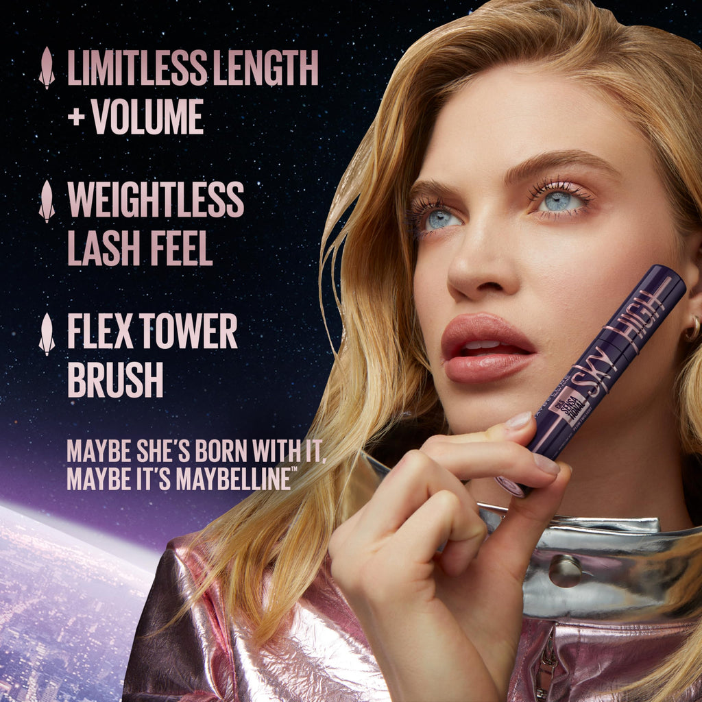Merry & Bright Maybelline Lash Blackest Black, 1 Count