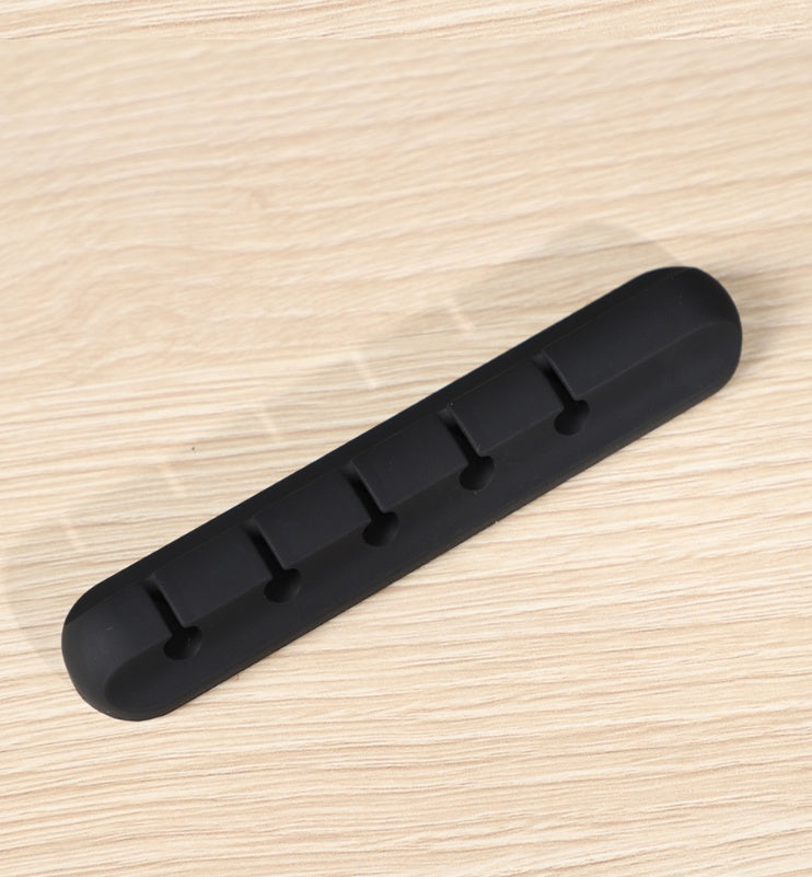 Merry & Bright Silicone USB Cable Winder Desktop Cable Organizer Management Multipurpose Clips Cables