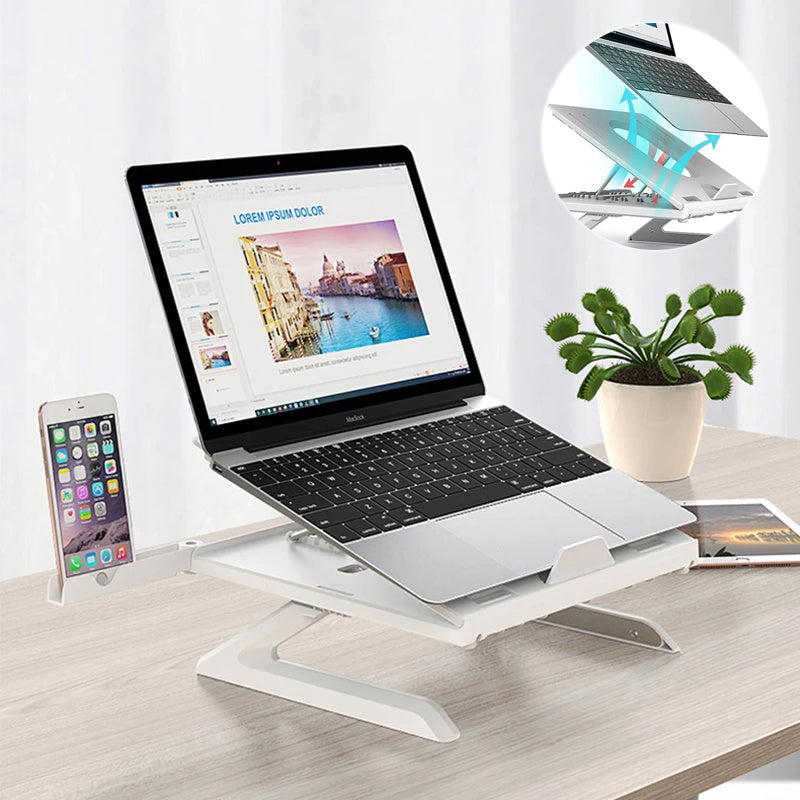 Merry & Bright New Laptop Stand Multifunctional Folding Lift Portable Laptop Stand Monitor