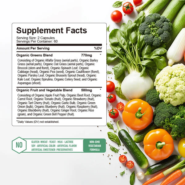 Premium Greens Blend for Total Wellness™