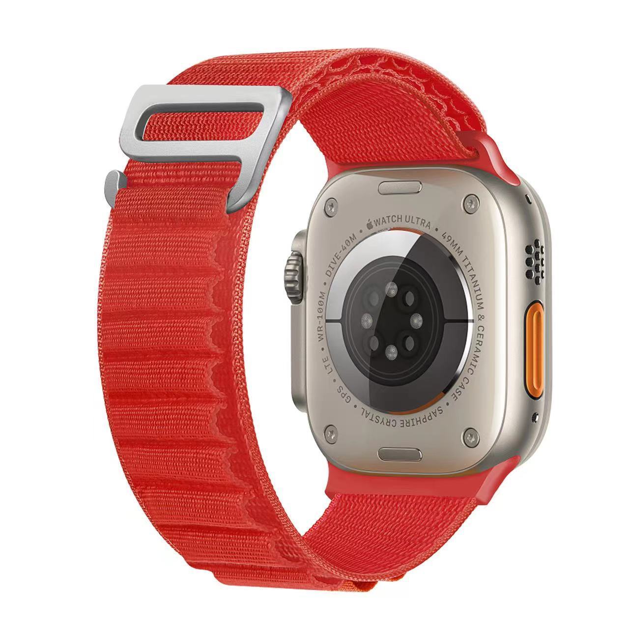 Merry & Bright High Mountain Loop Nylon Woven Strap