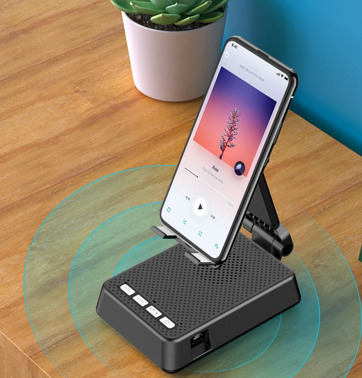 Merry & Bright iPhone Smart Wireless Bluetooth Speaker + Stand
