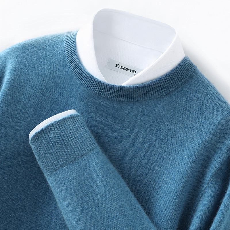 Merry & Bright Long Sleeve Pullover Business Casual Sweater Autumn And Winter