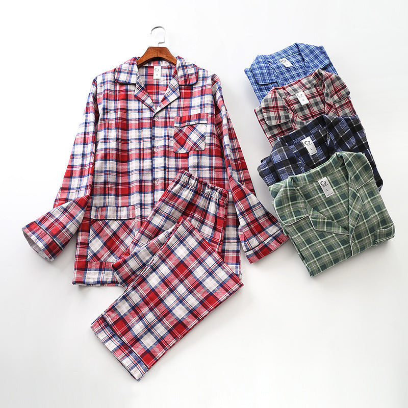 Merry & Bright Men’s Cotton Cardigan Pajama Set