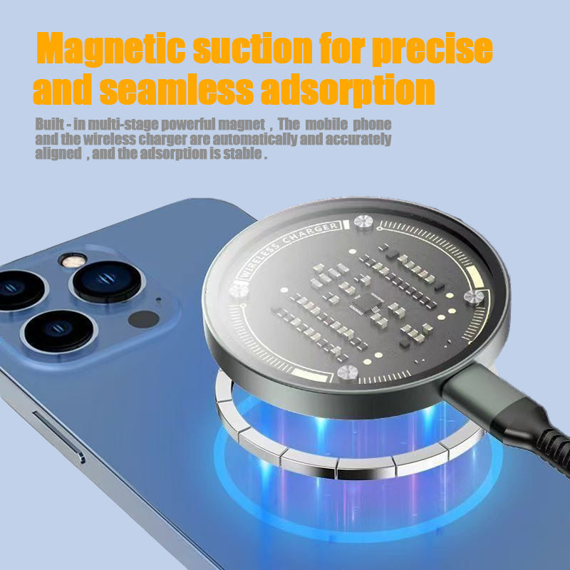 Merry & Bright Wireless Charger 15w Magnetic Wireless Fast Charging