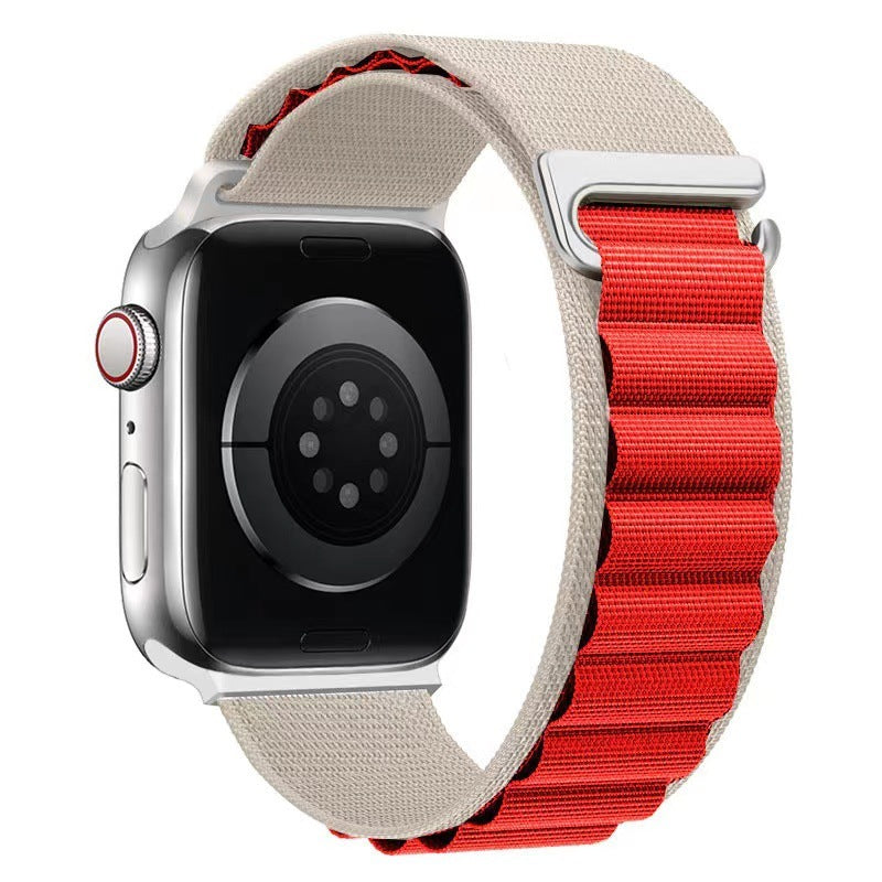 Merry & Bright High Mountain Loop Nylon Woven Strap