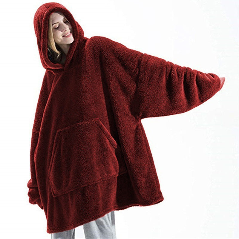 Merry & Bright Hoodie Sweatshirt With Big Pocket
